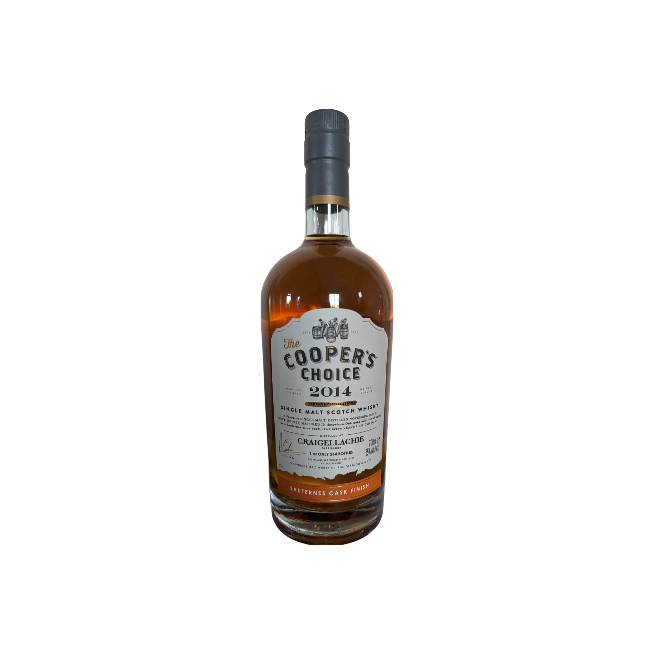 Craigellachie The Cooper's Choice 2014 7 Years Single Malt Whisky