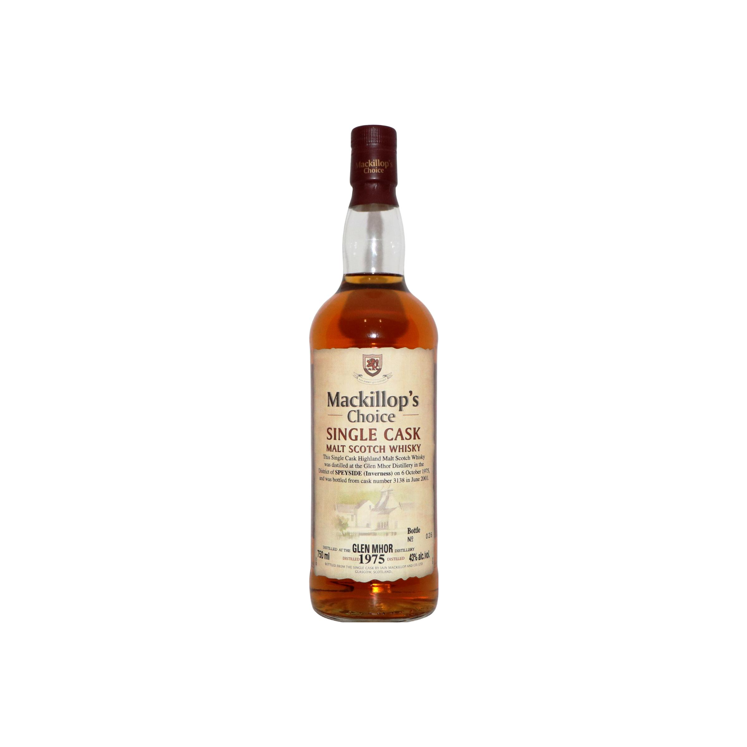 Glen Mhor Single Cask 1975 25 Years Single Malt Whisky