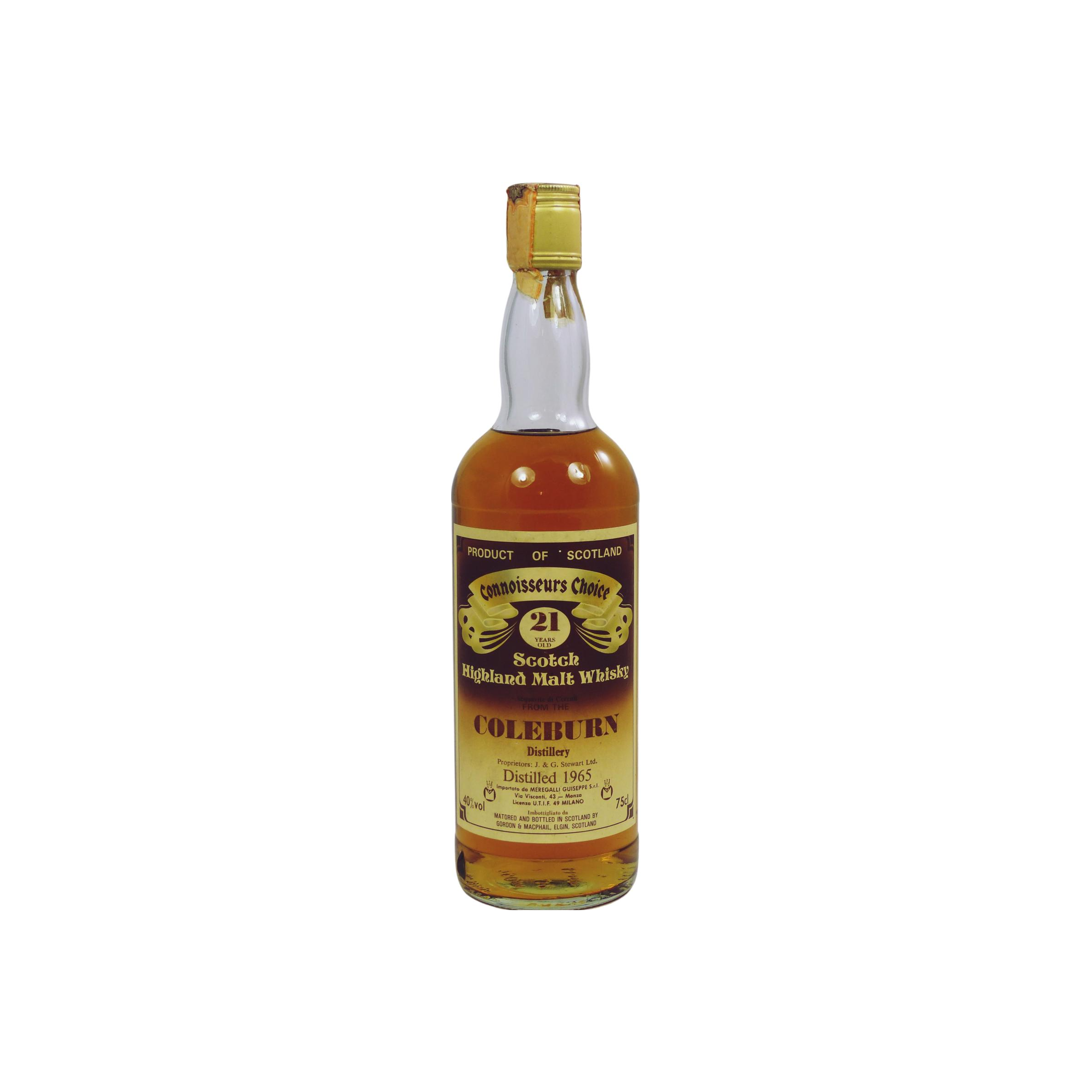 Coleburn Connoisseurs Choice 1965 21 Years Single Malt Whisky