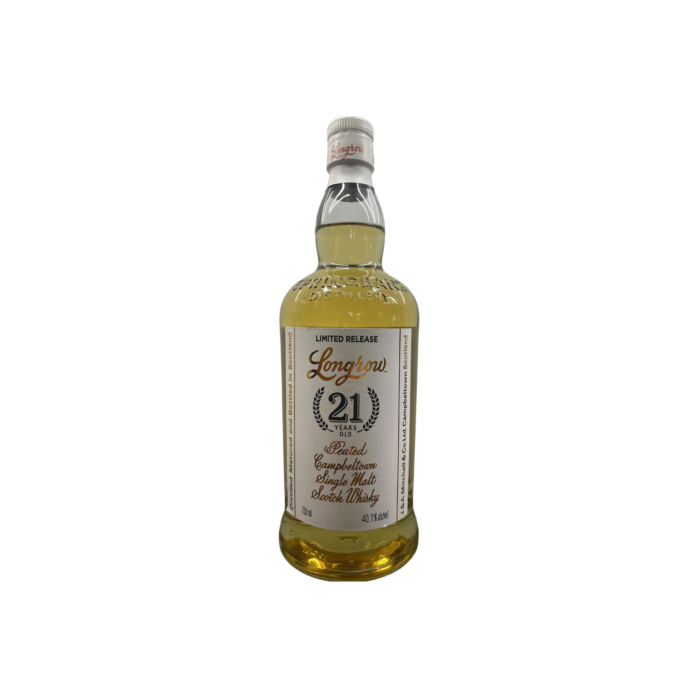 Longrow Single Cask 21 Years Single Malt Whisky