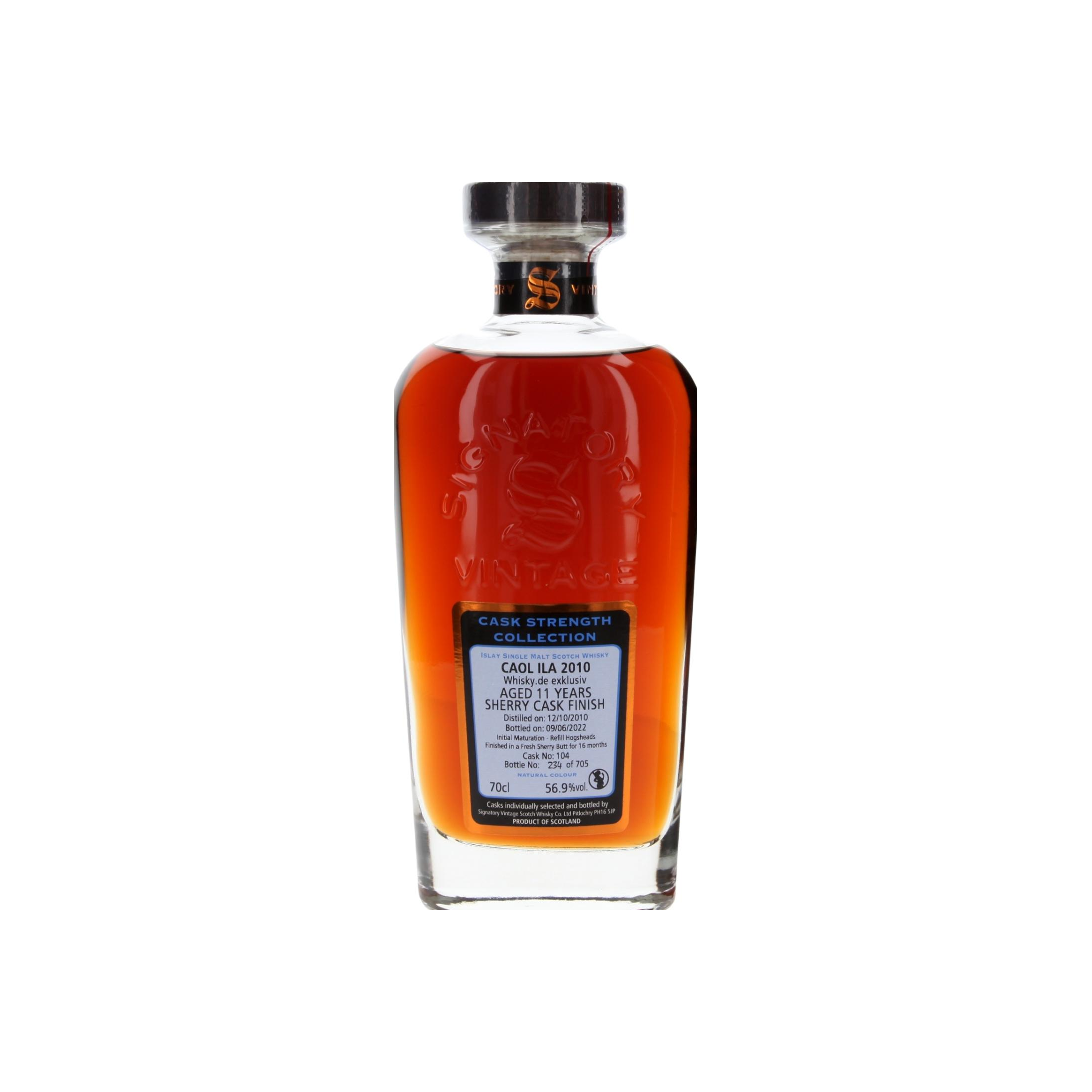 Caol Ila Cask Strength Collection 2010 11 Years Single Malt Whisky