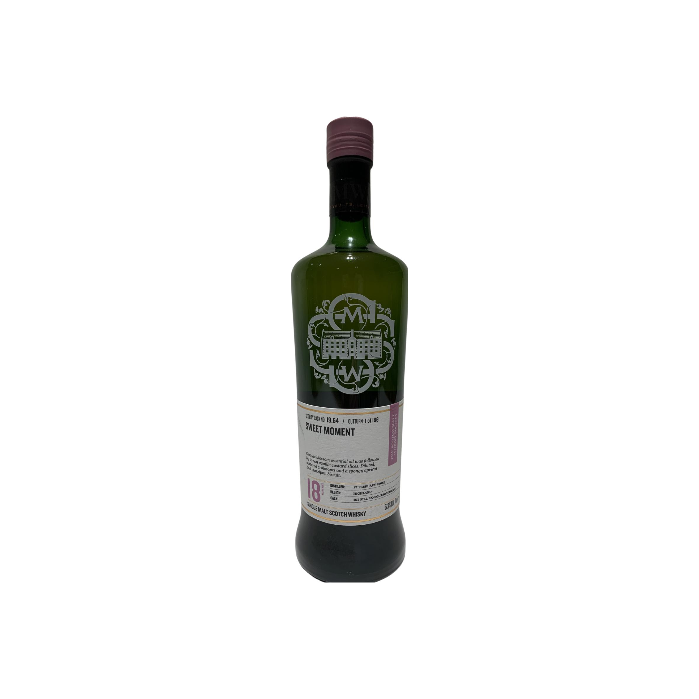 The Scotch Malt Whisky Society 2003 18 Years Single Malt Whisky