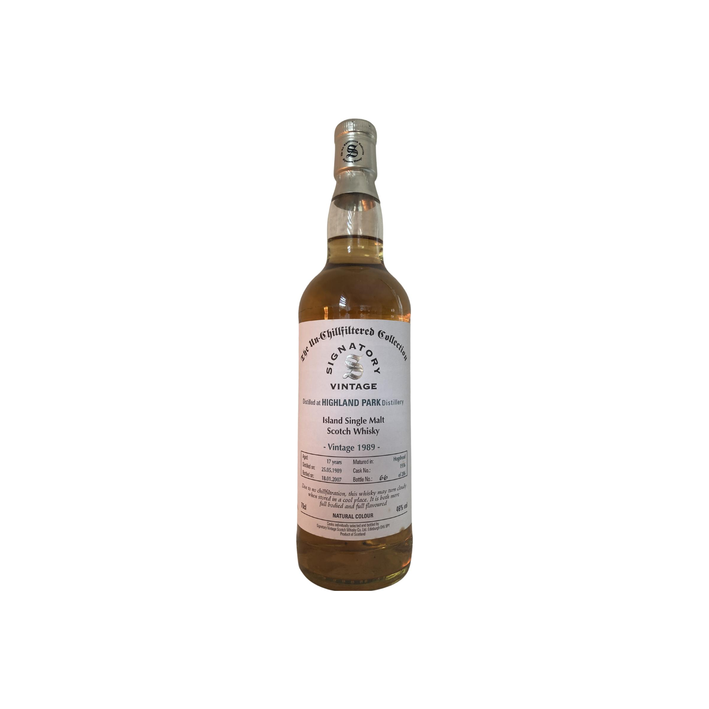 Highland Park The Un-Chillfiltered Collection 1989 17 Years Single Malt Whisky