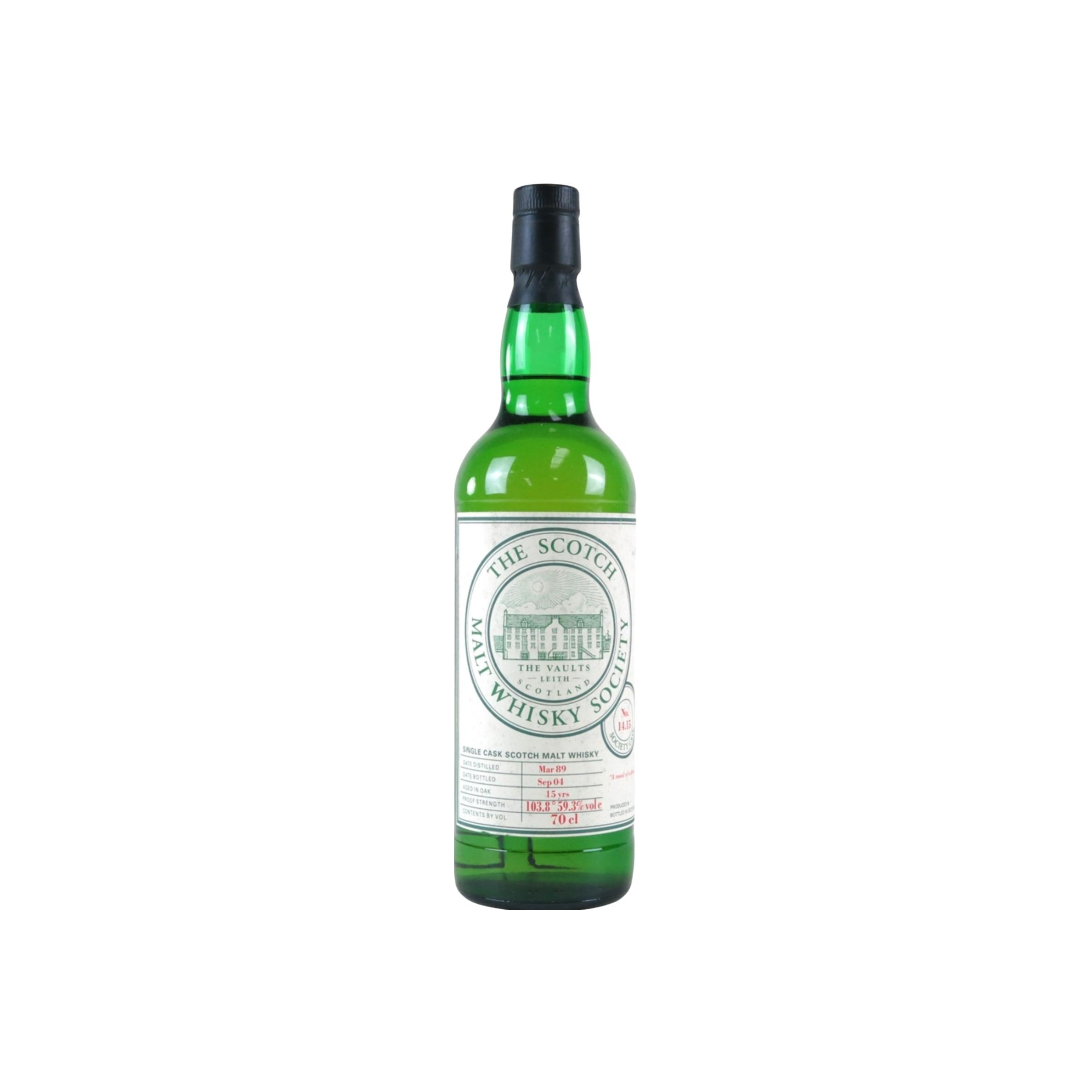 The Scotch Malt Whisky Society 1989 15 Years Single Malt Whisky