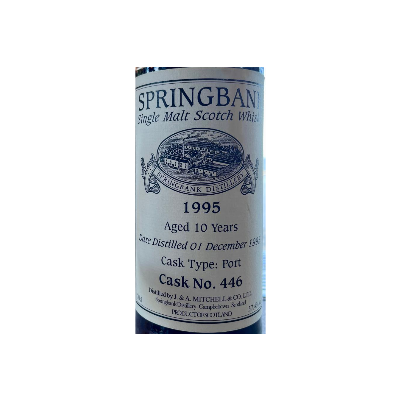 Springbank Private Bottling 1995 10 Years Single Malt Whisky