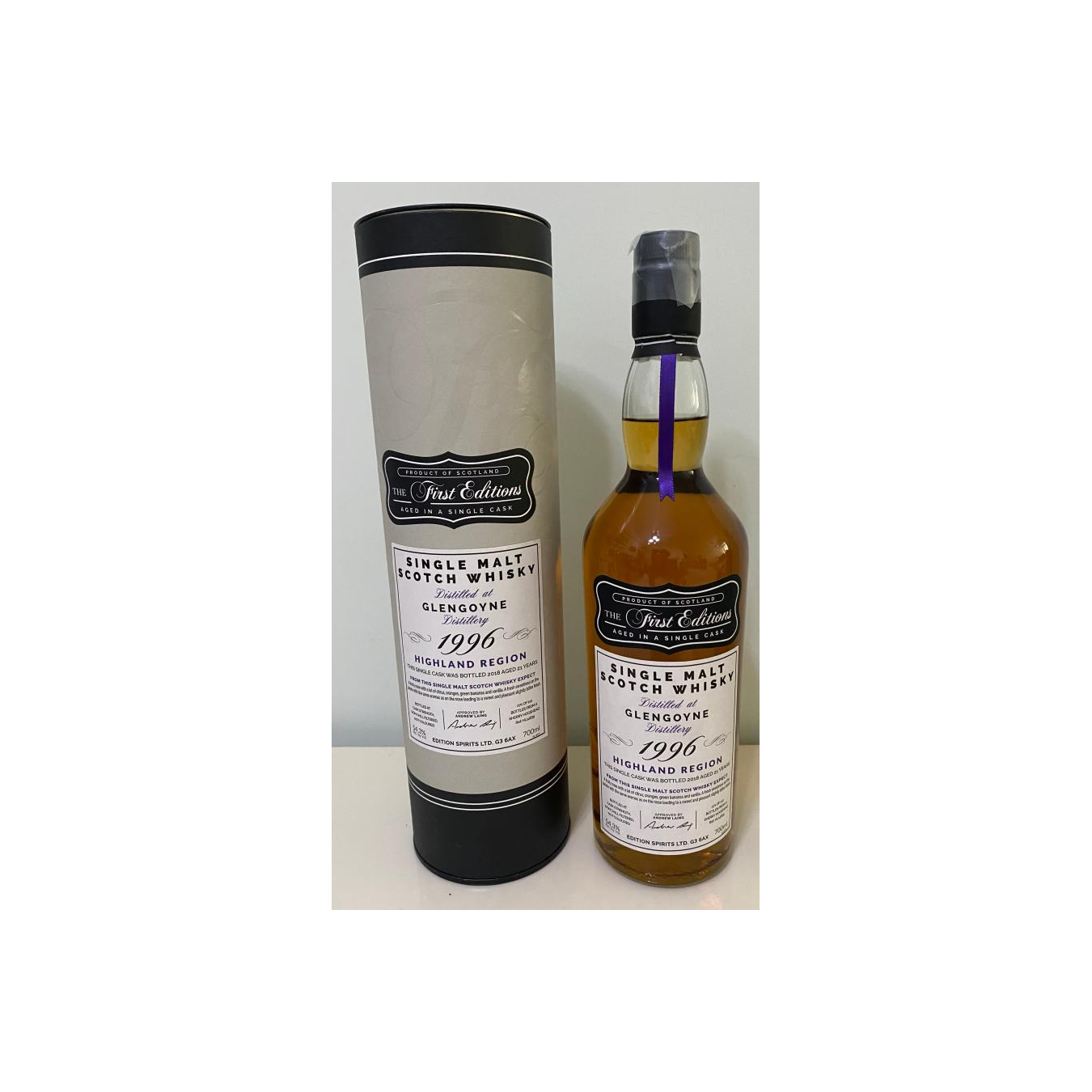 Glengoyne The First Editions 1996 21 Years Single Malt Whisky