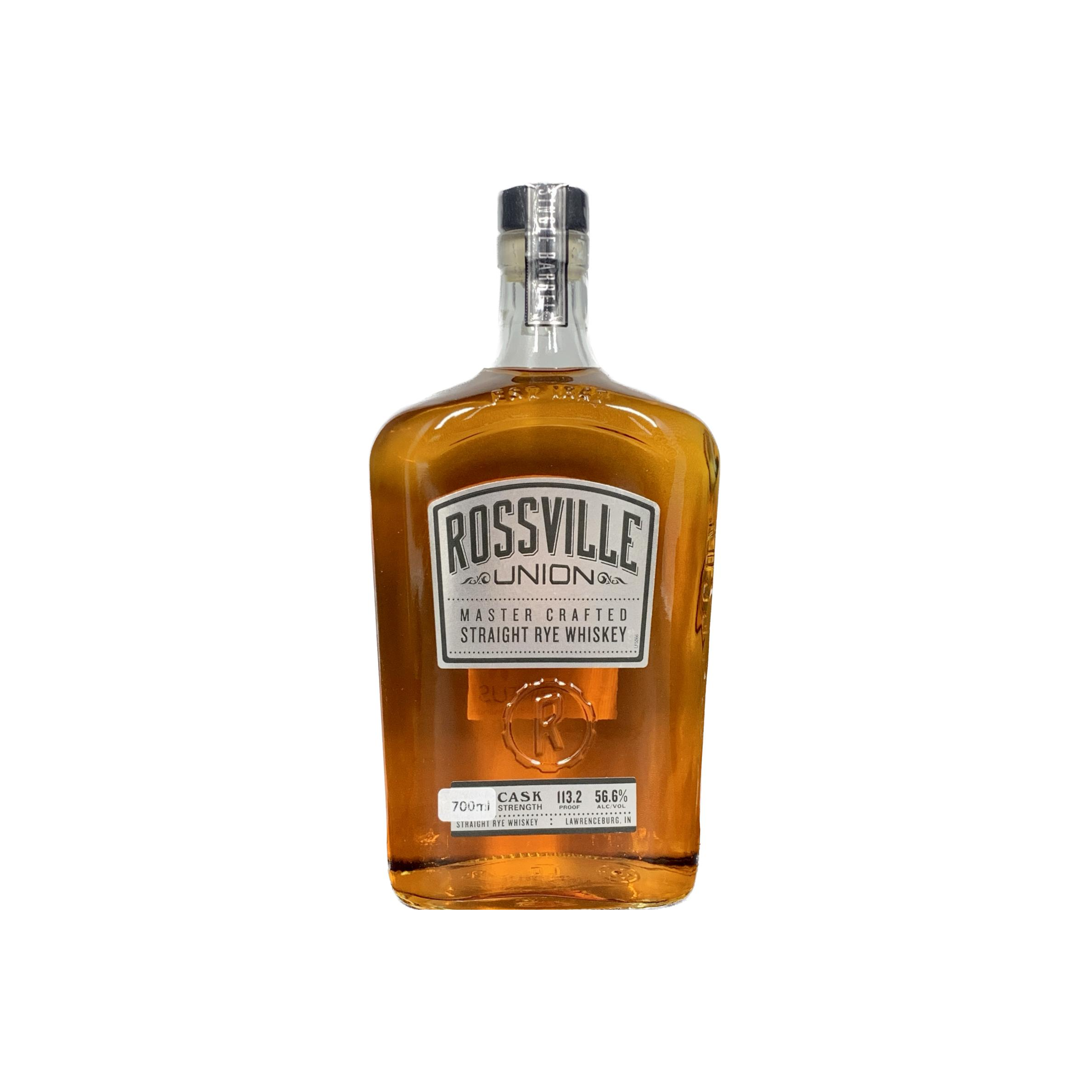 Rossville Union Master Crafted Straight Rye Whiskey