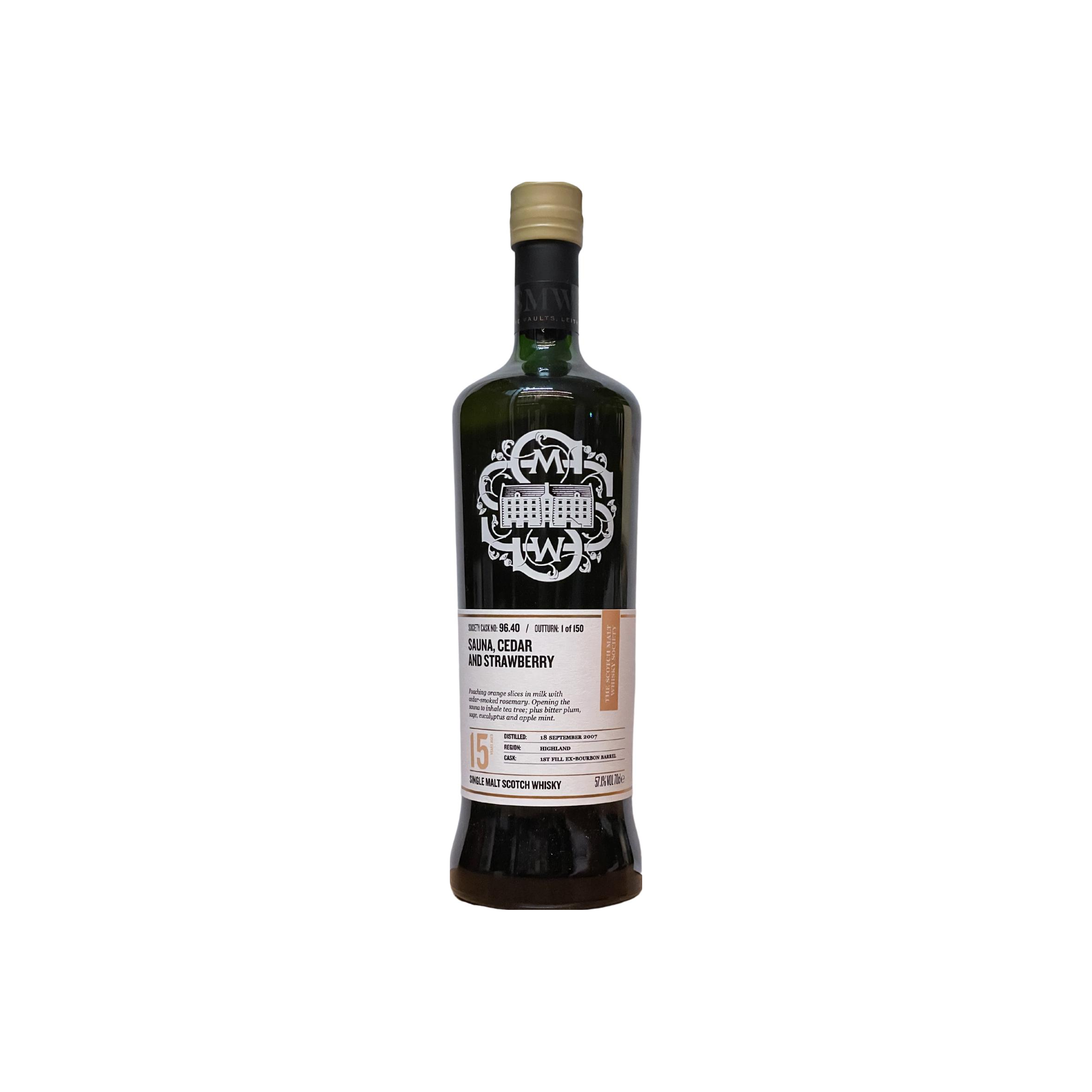 The Scotch Malt Whisky Society 2007 15 Years Single Malt Whisky