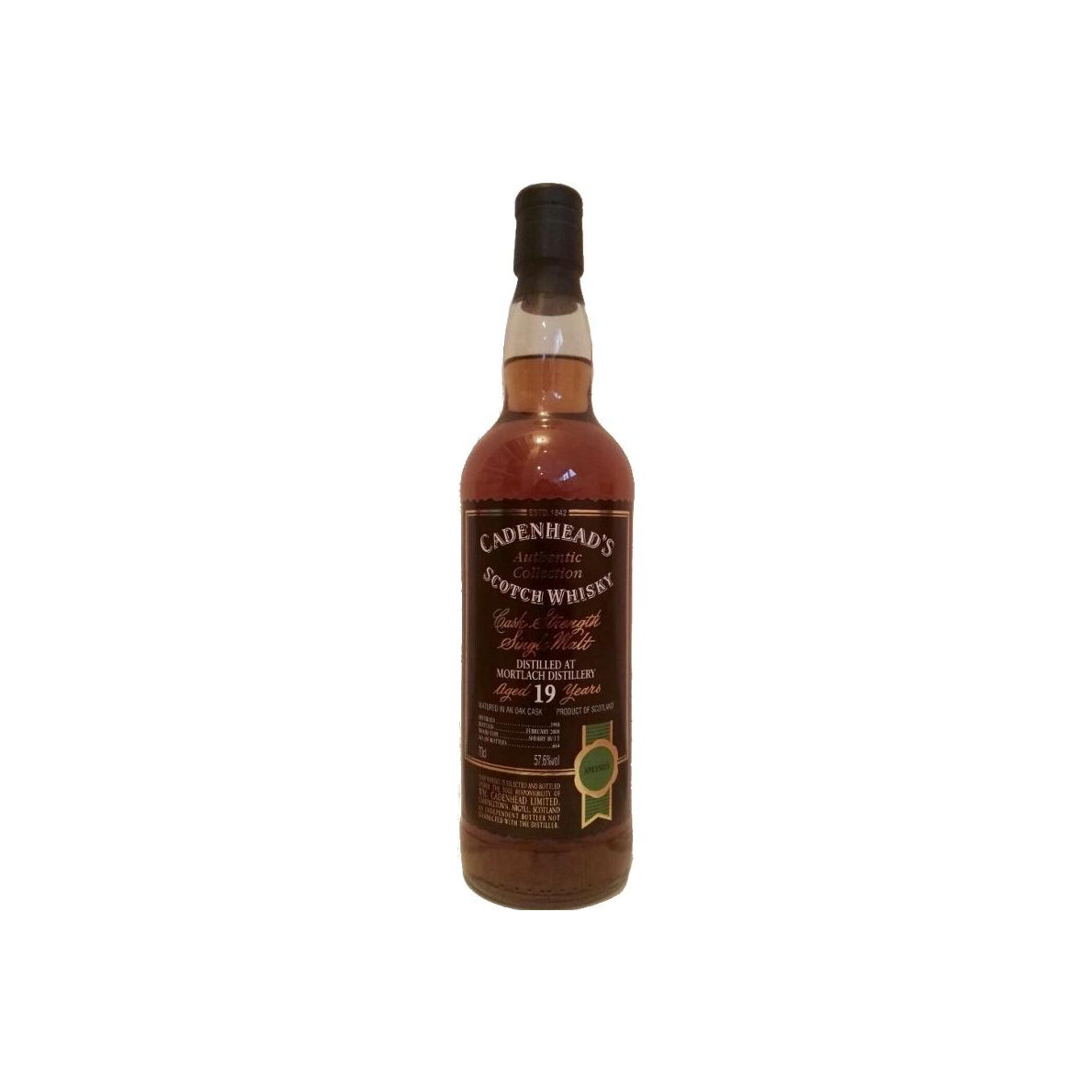 Mortlach Authentic Collection 1988 19 Years Single Malt Whisky