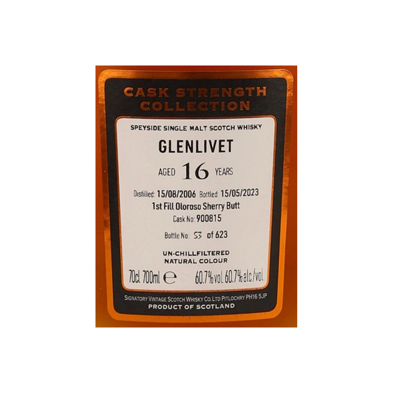 The Glenlivet Cask Strength Collection 2006 16 Years Single Malt Whisky 2