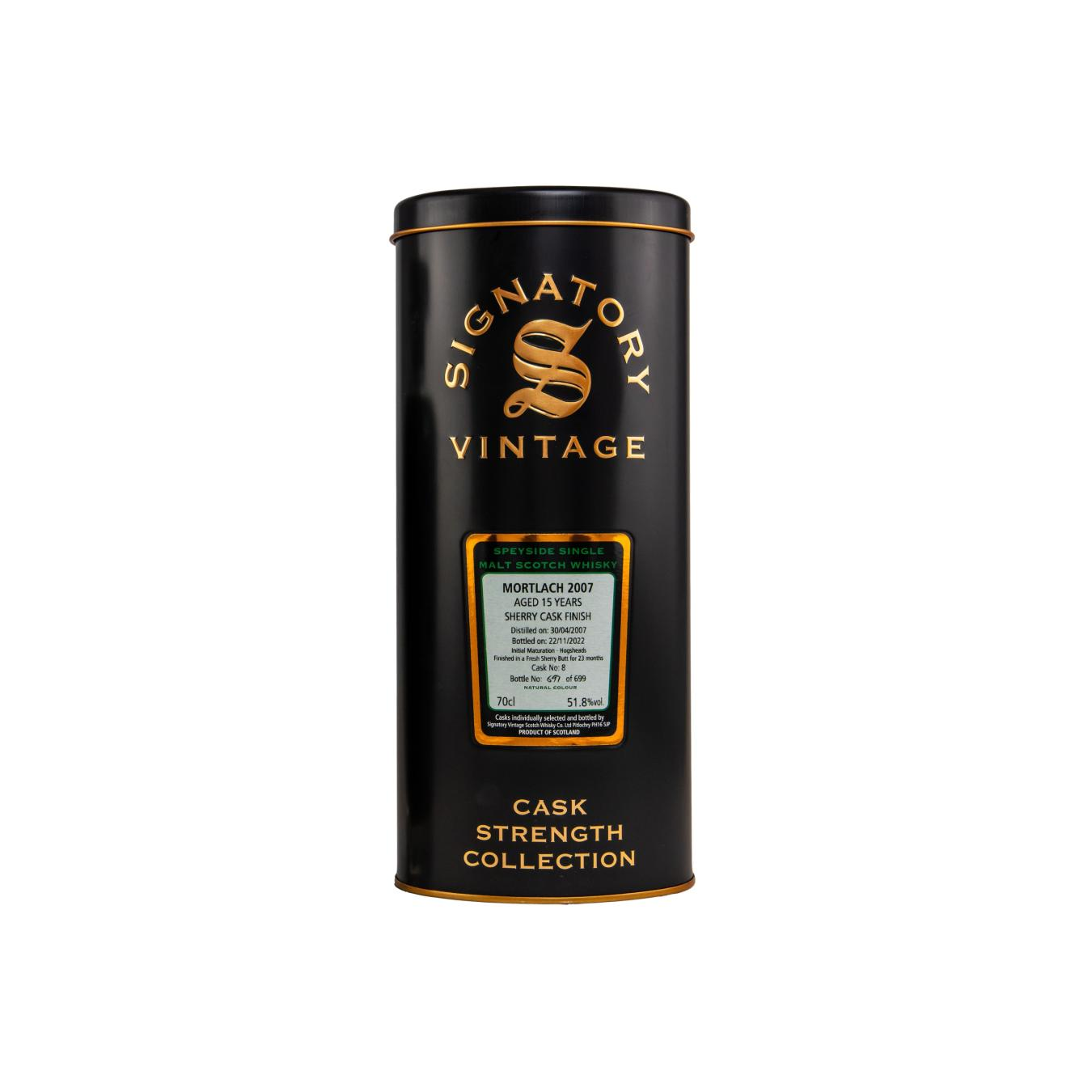 Mortlach Cask Strength Collection 2007 15 Years Single Malt Whisky 2