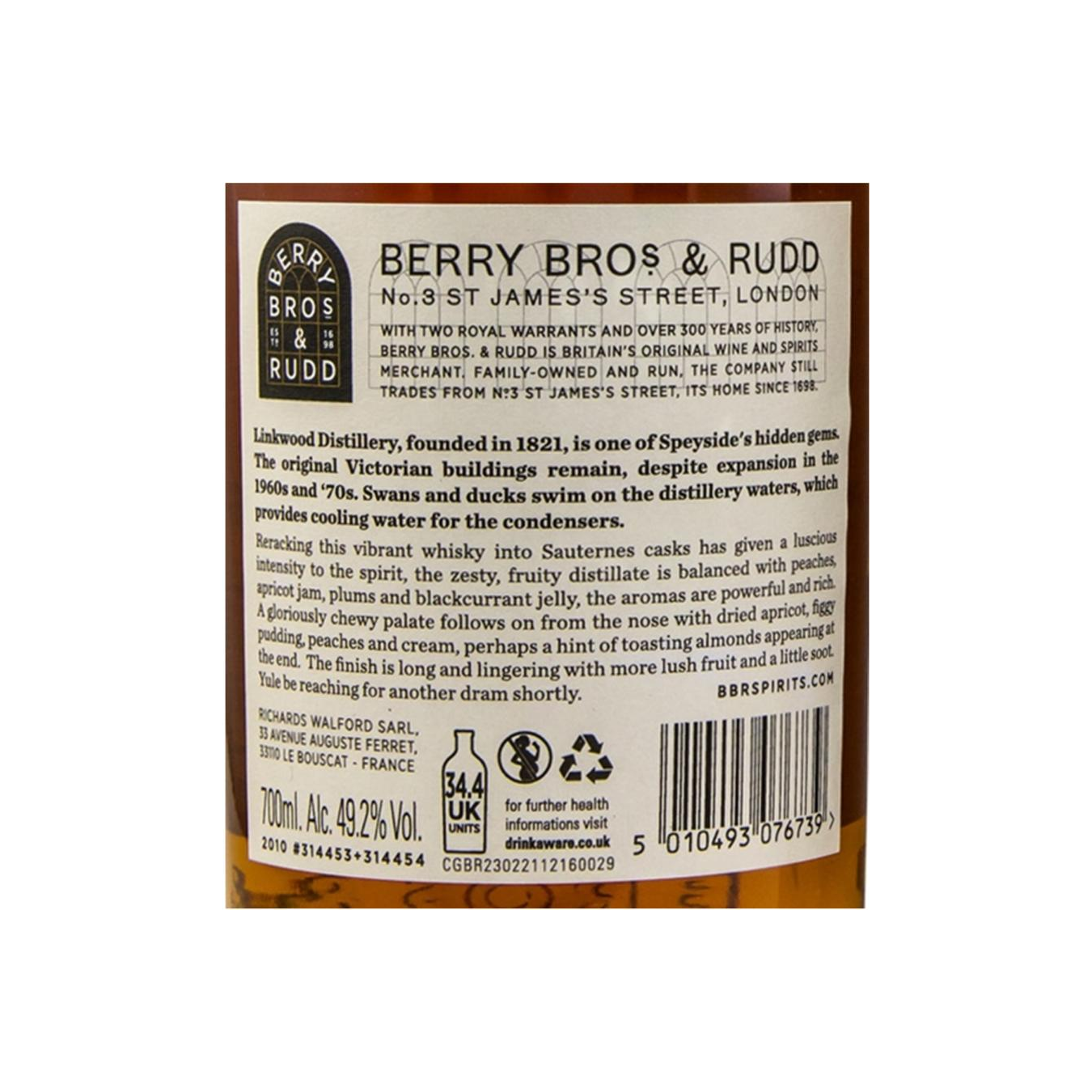 Linkwood 2010 12 Years Single Malt Whisky 3
