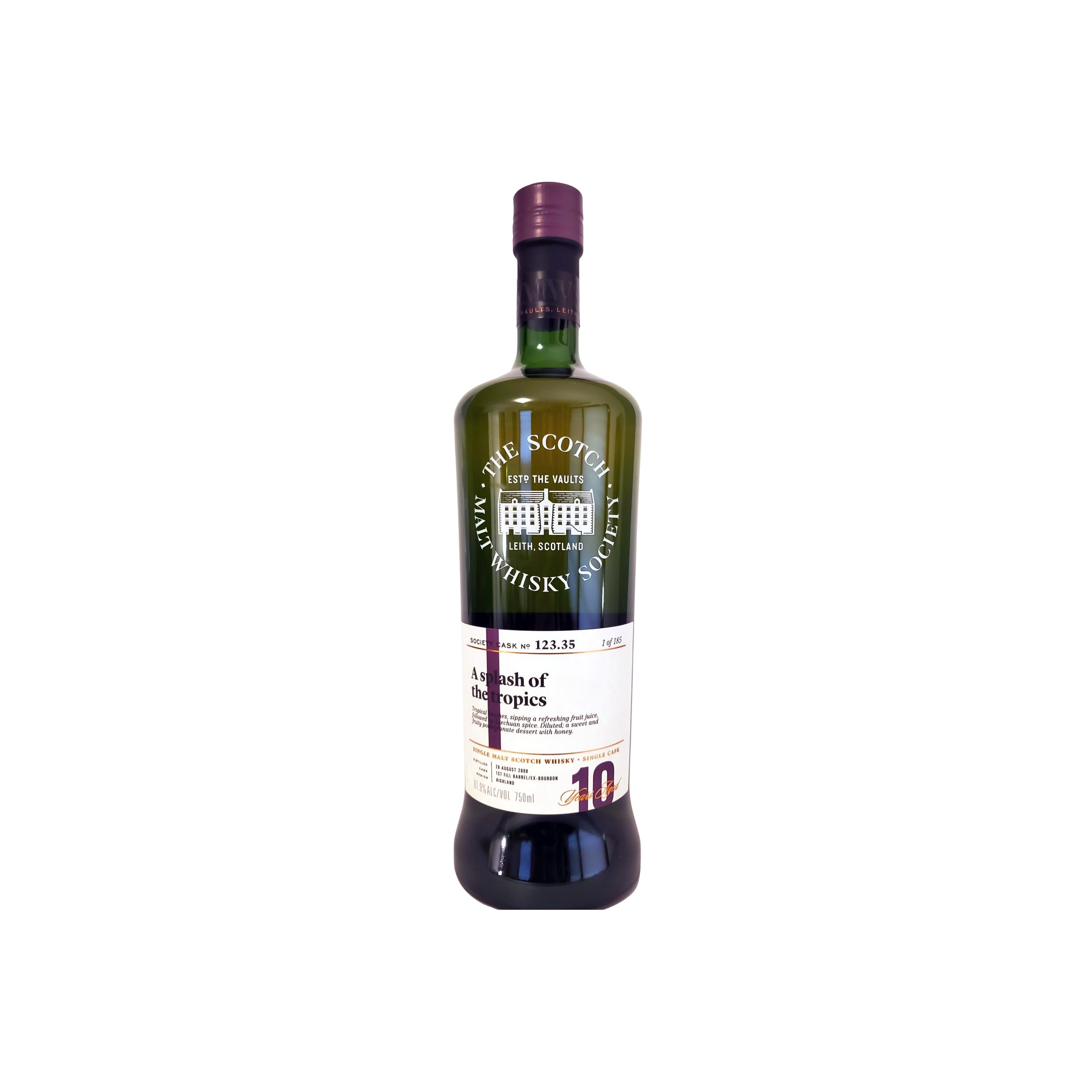 The Scotch Malt Whisky Society 2008 10 Years Single Malt Whisky