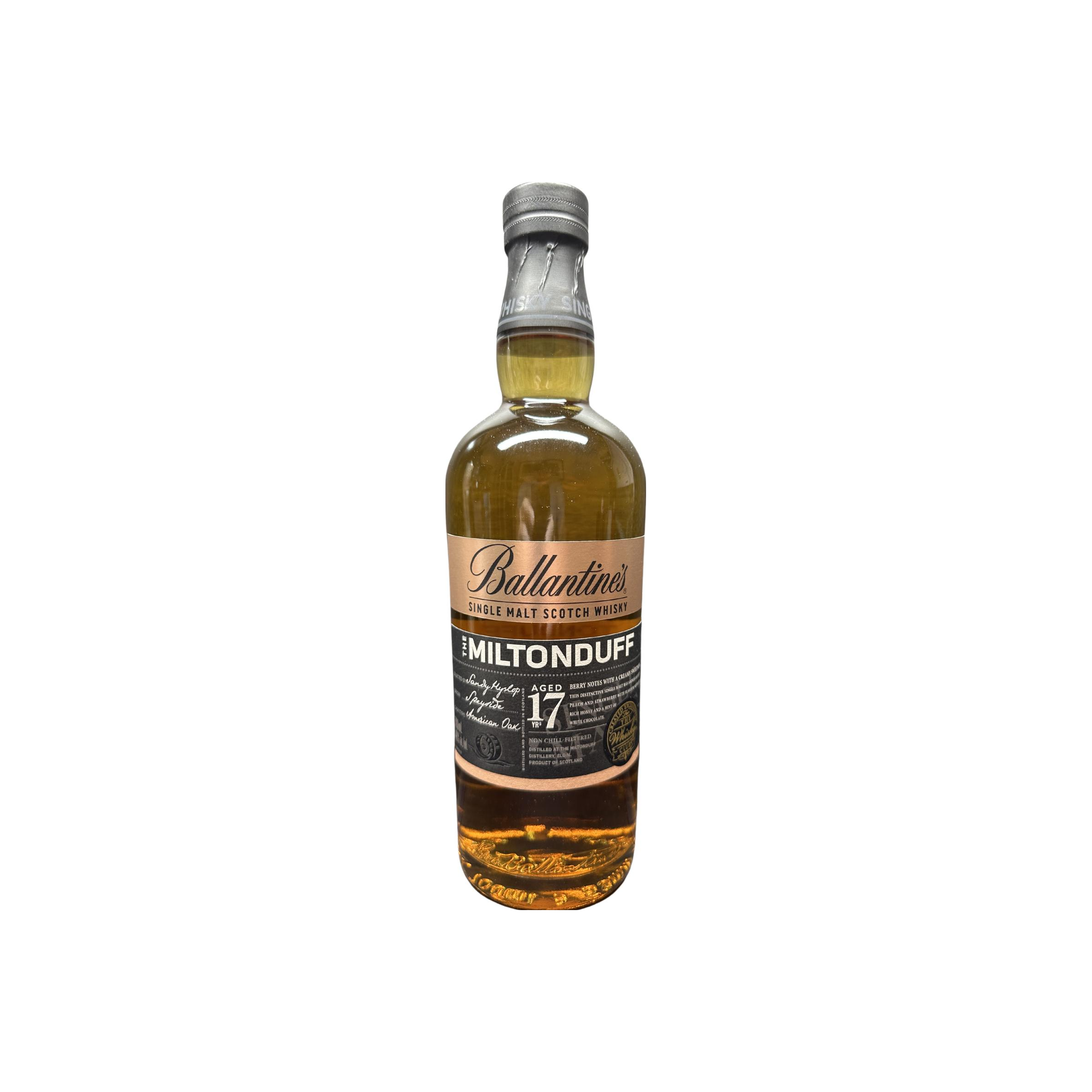 Miltonduff 17 Years Single Malt Whisky
