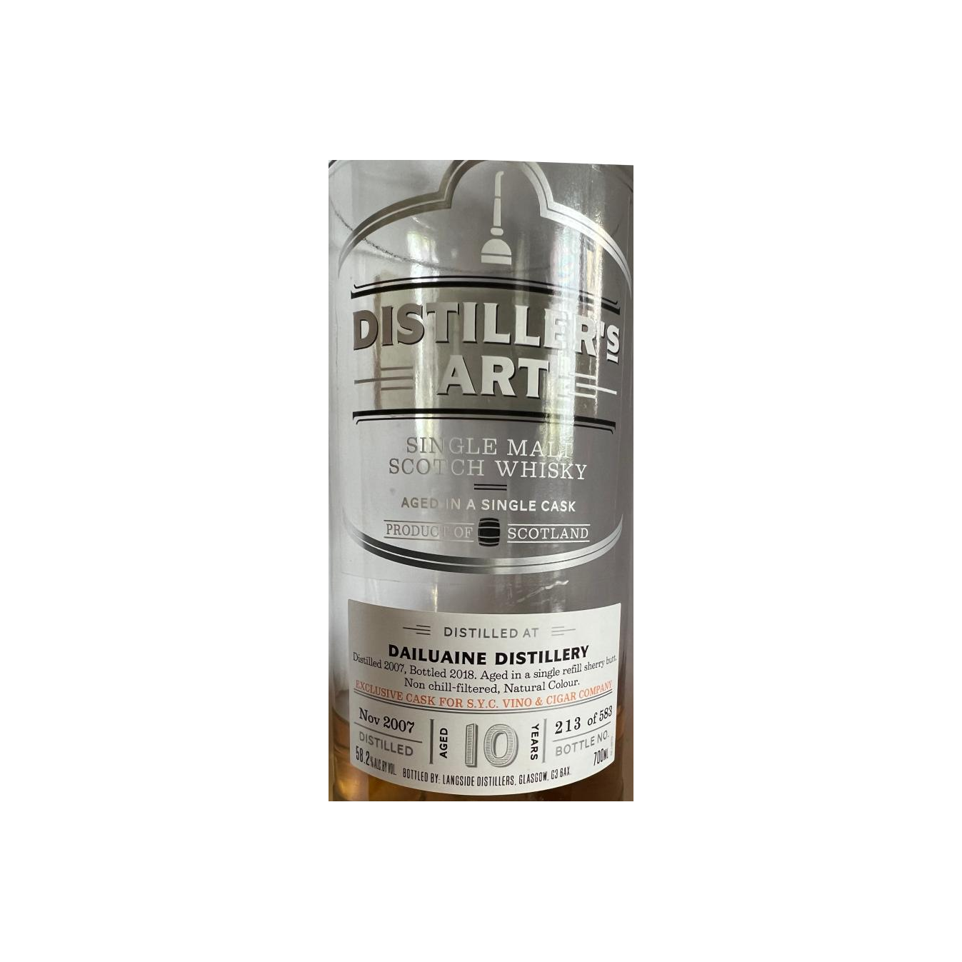 Dailuaine 2007 10 Years Single Malt Whisky