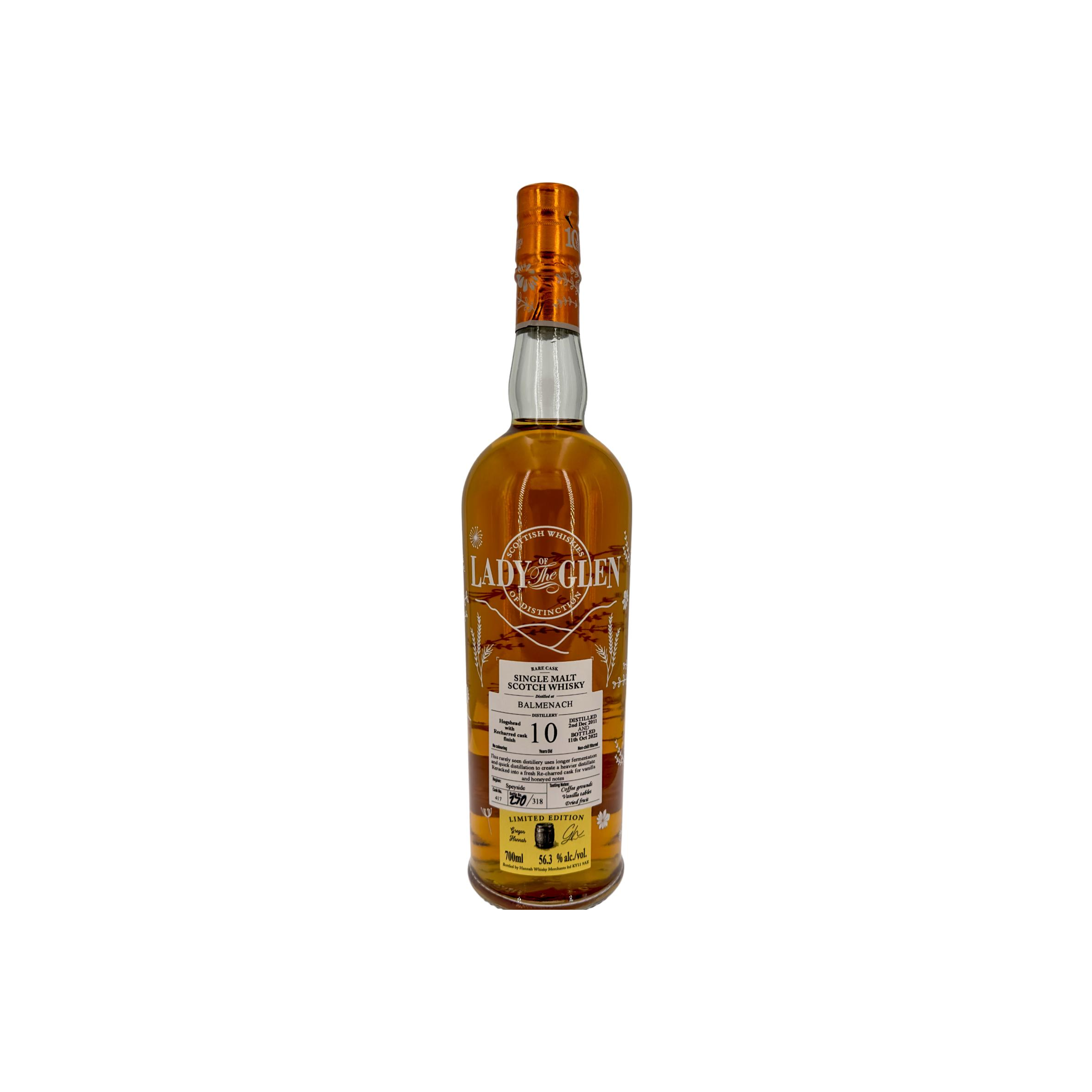 Balmenach Limited Edition 2011 10 Years Single Malt Whisky