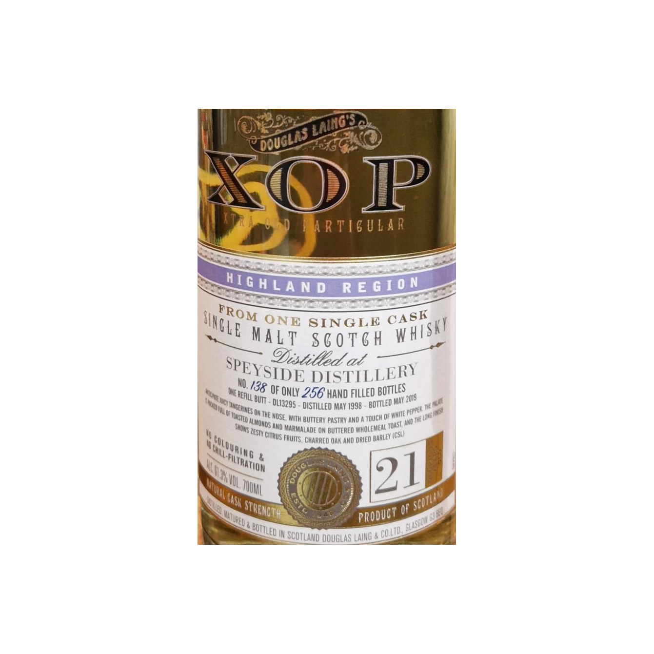 Spey 1998 21 Years Single Malt Whisky 2