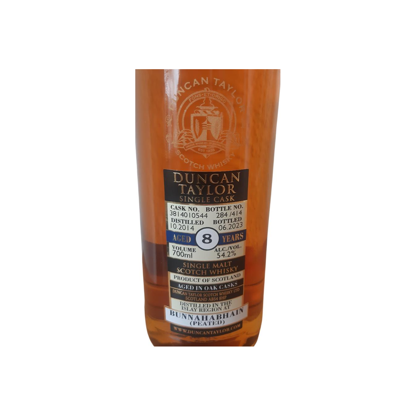 Bunnahabhain Single Cask 2014 8 Years Single Malt Whisky 2