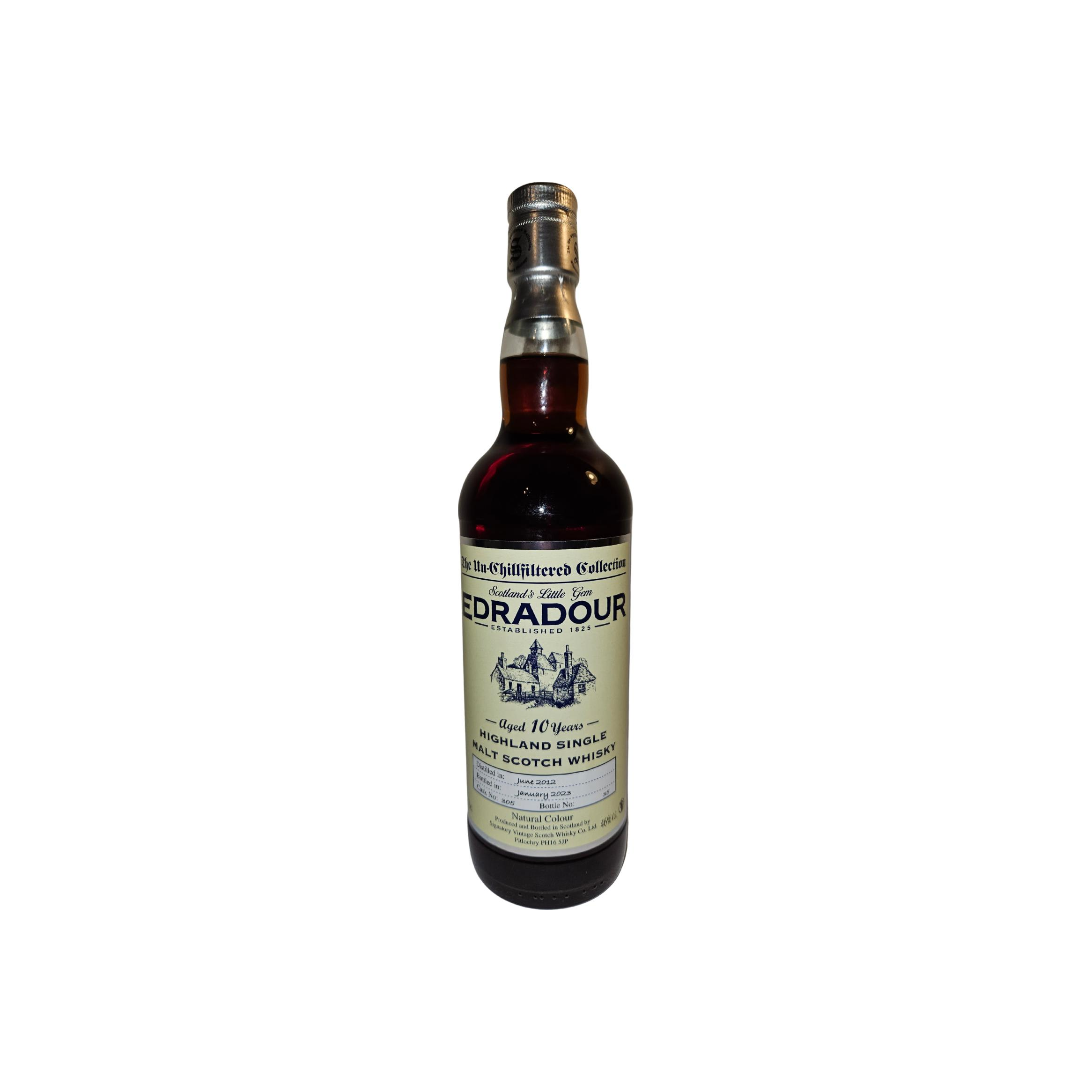 Edradour The Un-Chillfiltered Collection 2012 10 Years Single Malt Whisky