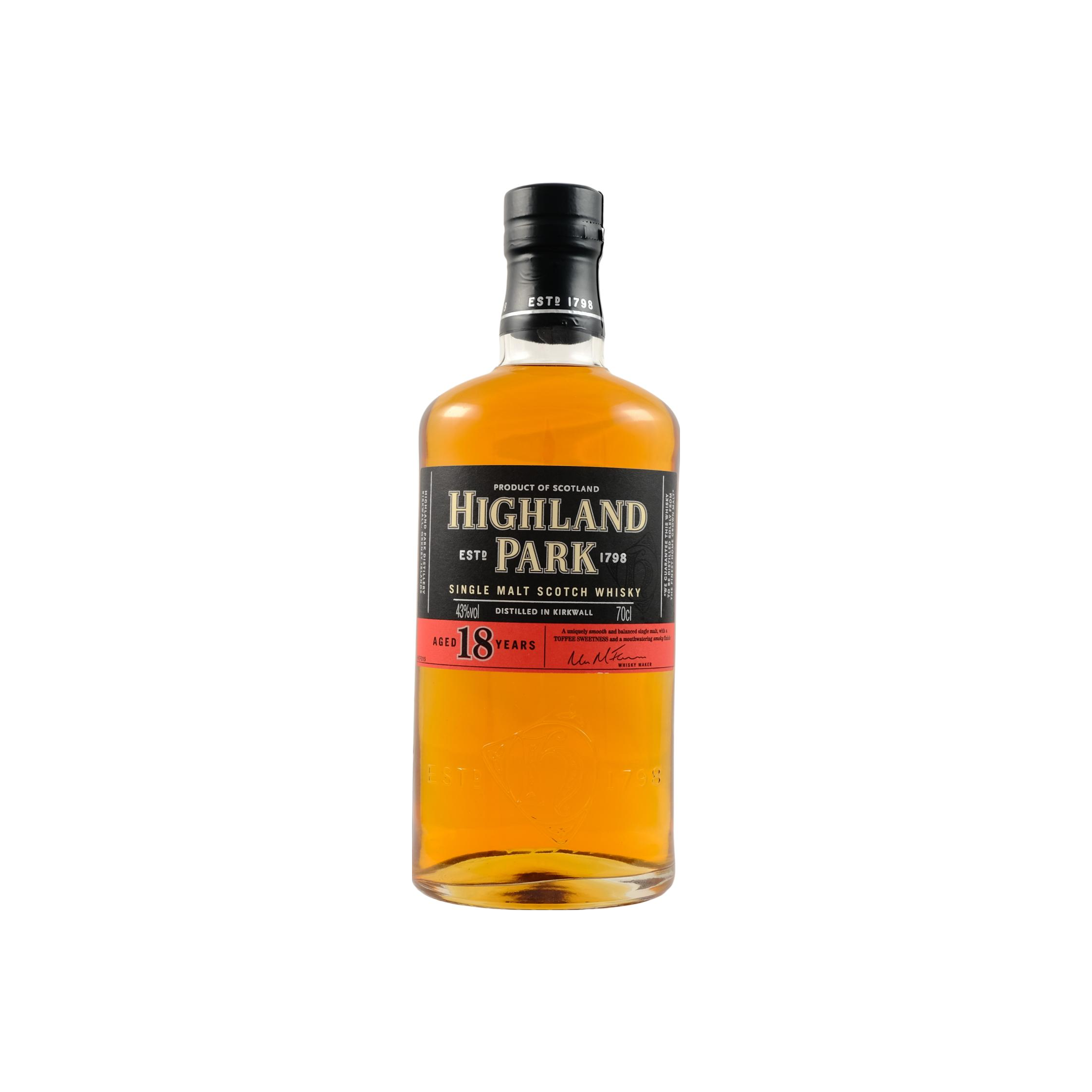 Highland Park 18 Years Single Malt Whisky