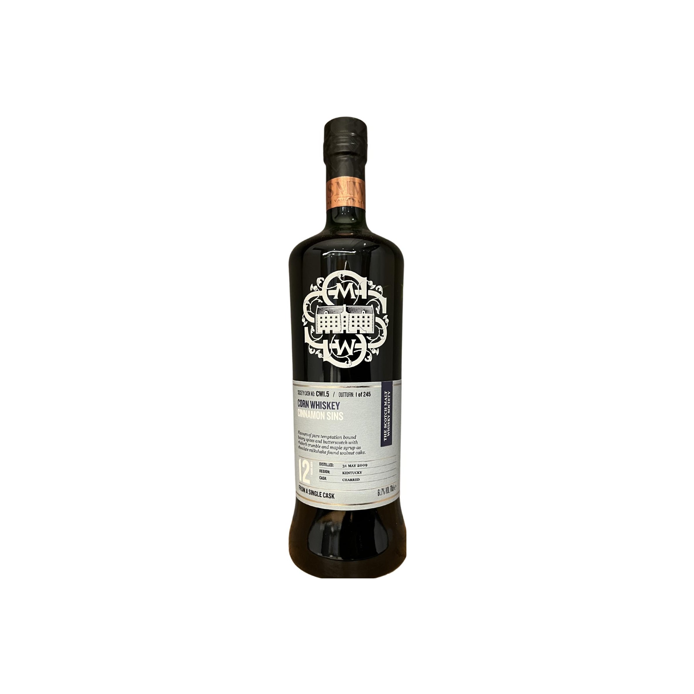 The Scotch Malt Whisky Society 2009 12 Years Corn Whisky