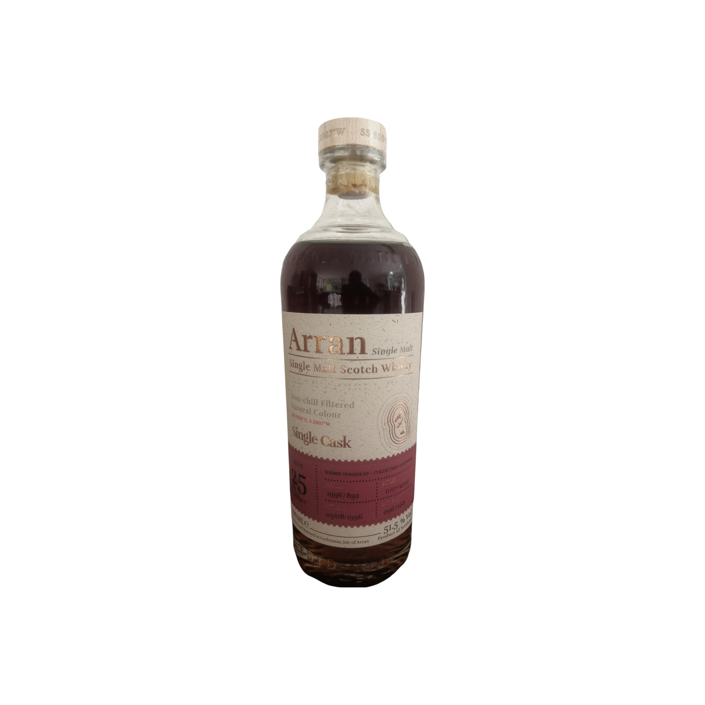 Arran Single Cask 1996 25 Years Single Malt Whisky