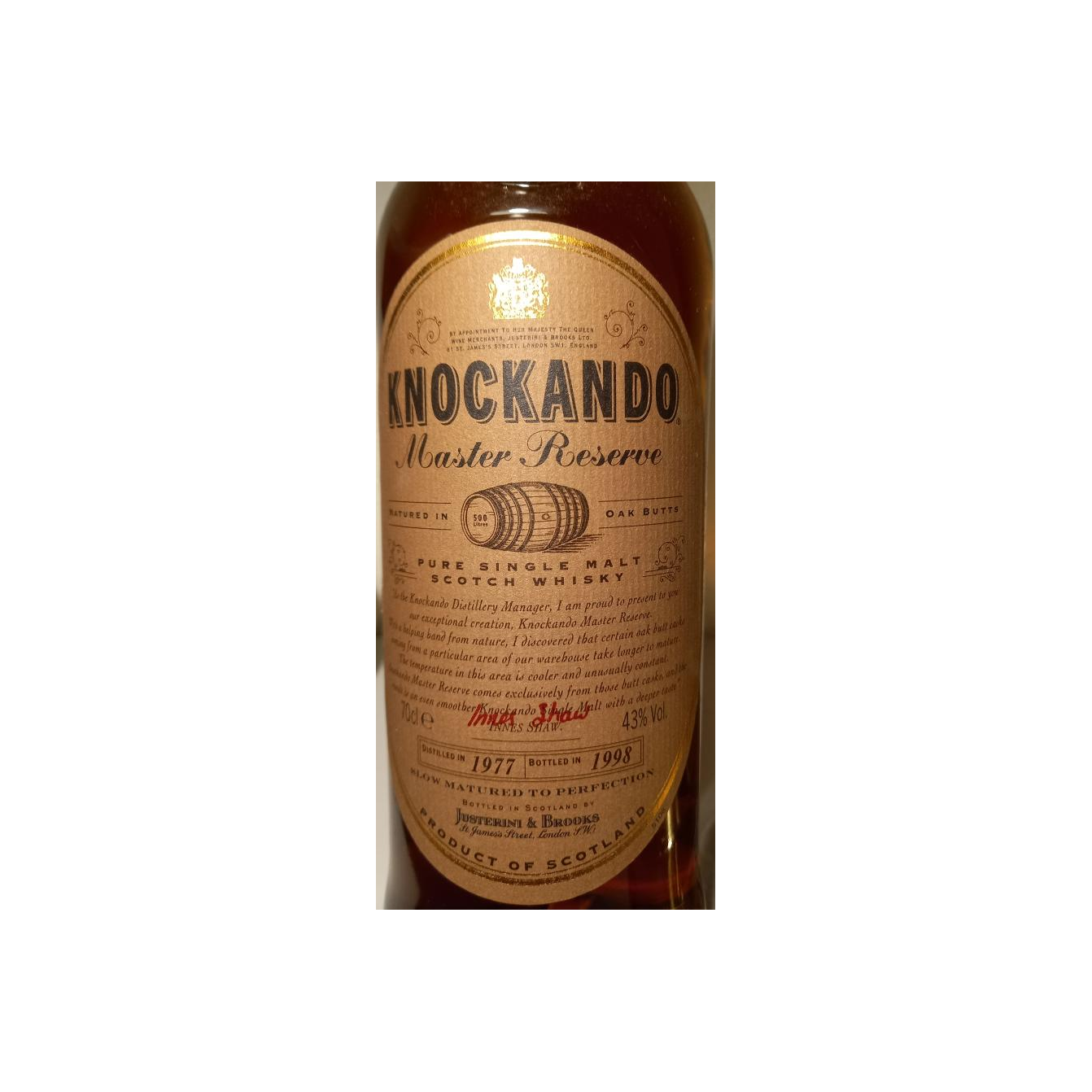 Knockando 1977 21 Years Single Malt Whisky 2
