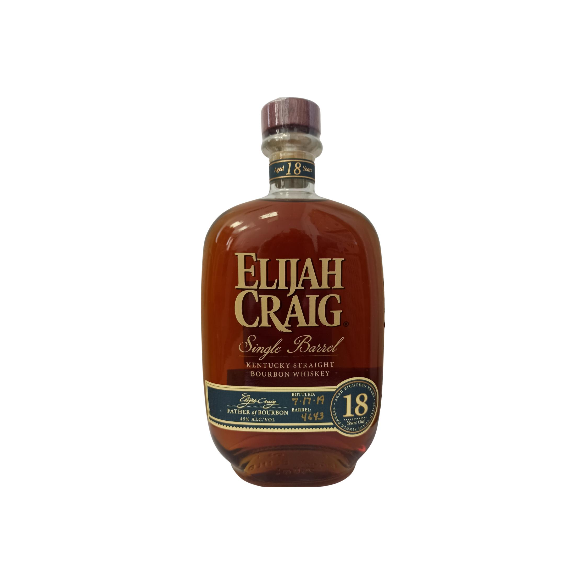 Elijah Craig 18 Years Bourbon Whisky