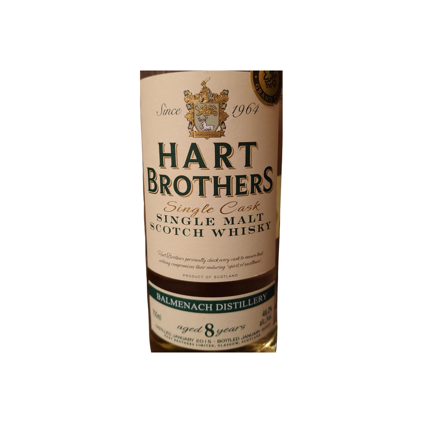 Balmenach Single Cask 2015 8 Years Single Malt Whisky 2