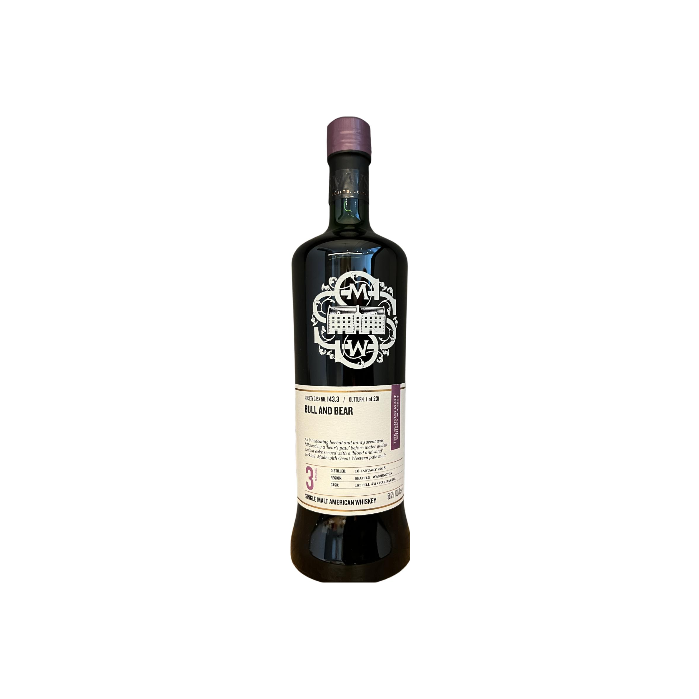 The Scotch Malt Whisky Society 2018 3 Years Single Malt Whisky
