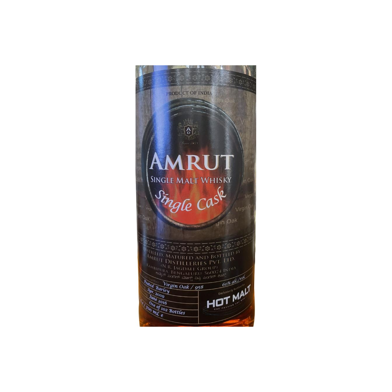 Amrut 2009 7 Years Single Malt Whisky