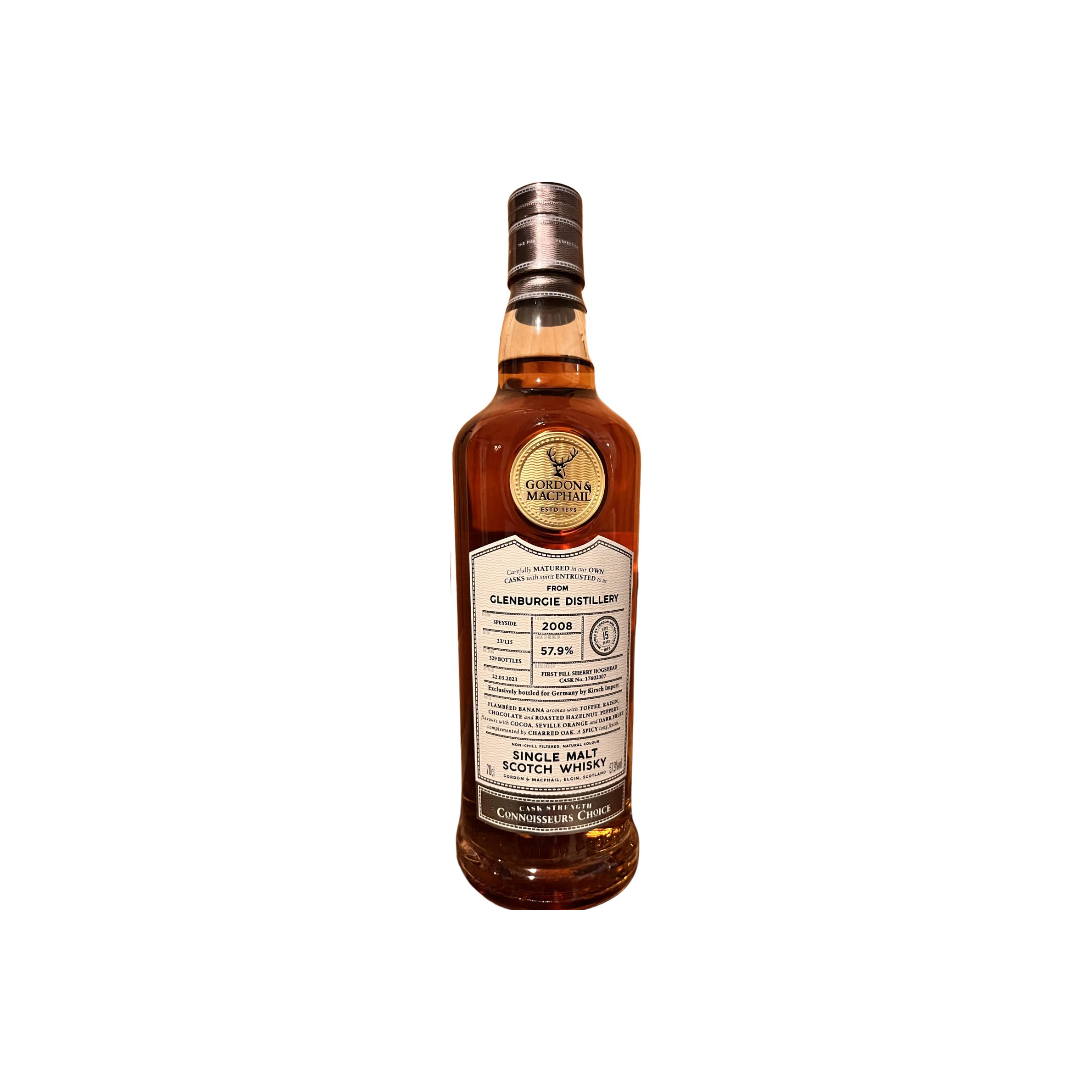 Glenburgie Connoisseurs Choice - Cask Strength 2008 15 Years Single Malt Whisky