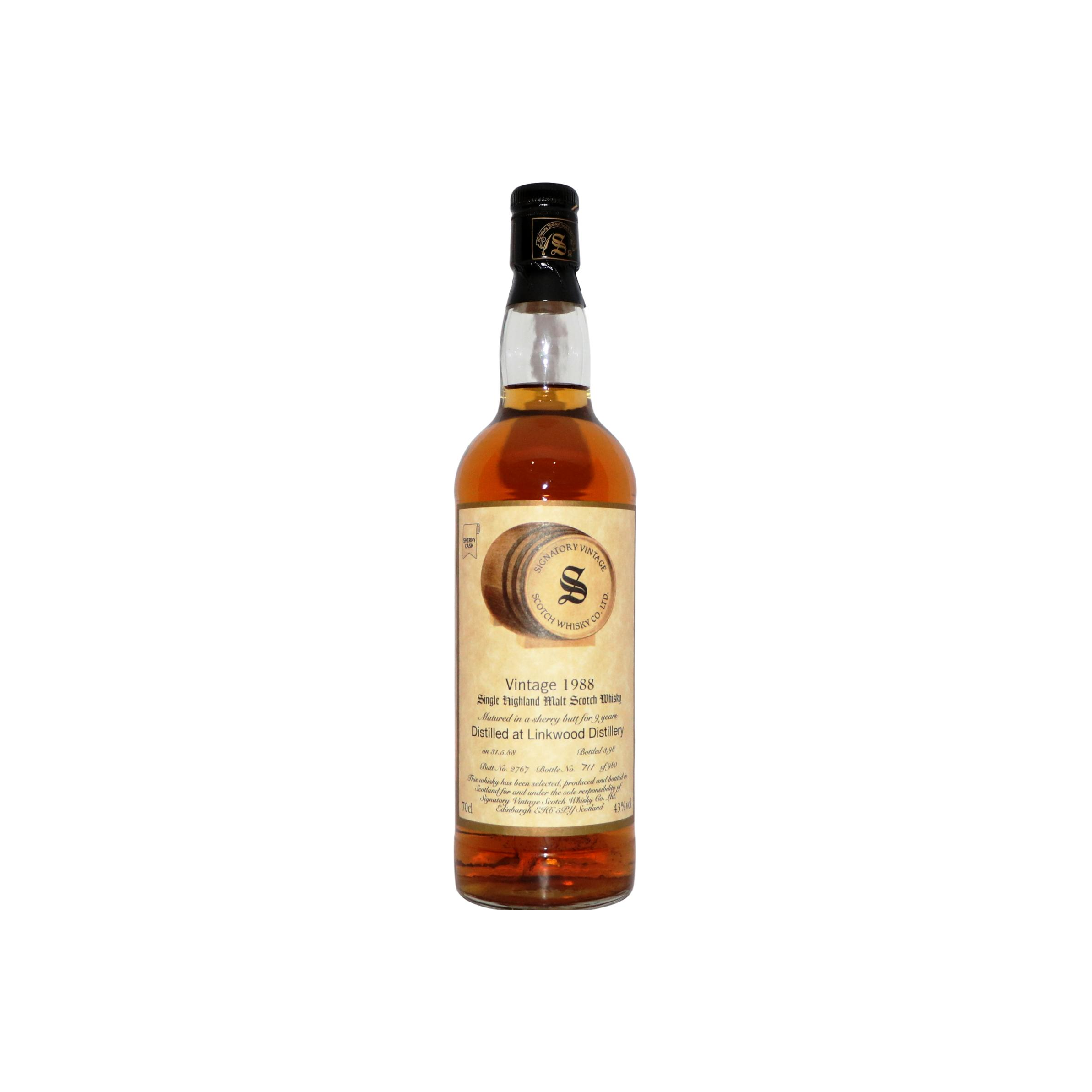 Linkwood Vintage Collection 1988 9 Years Single Malt Whisky