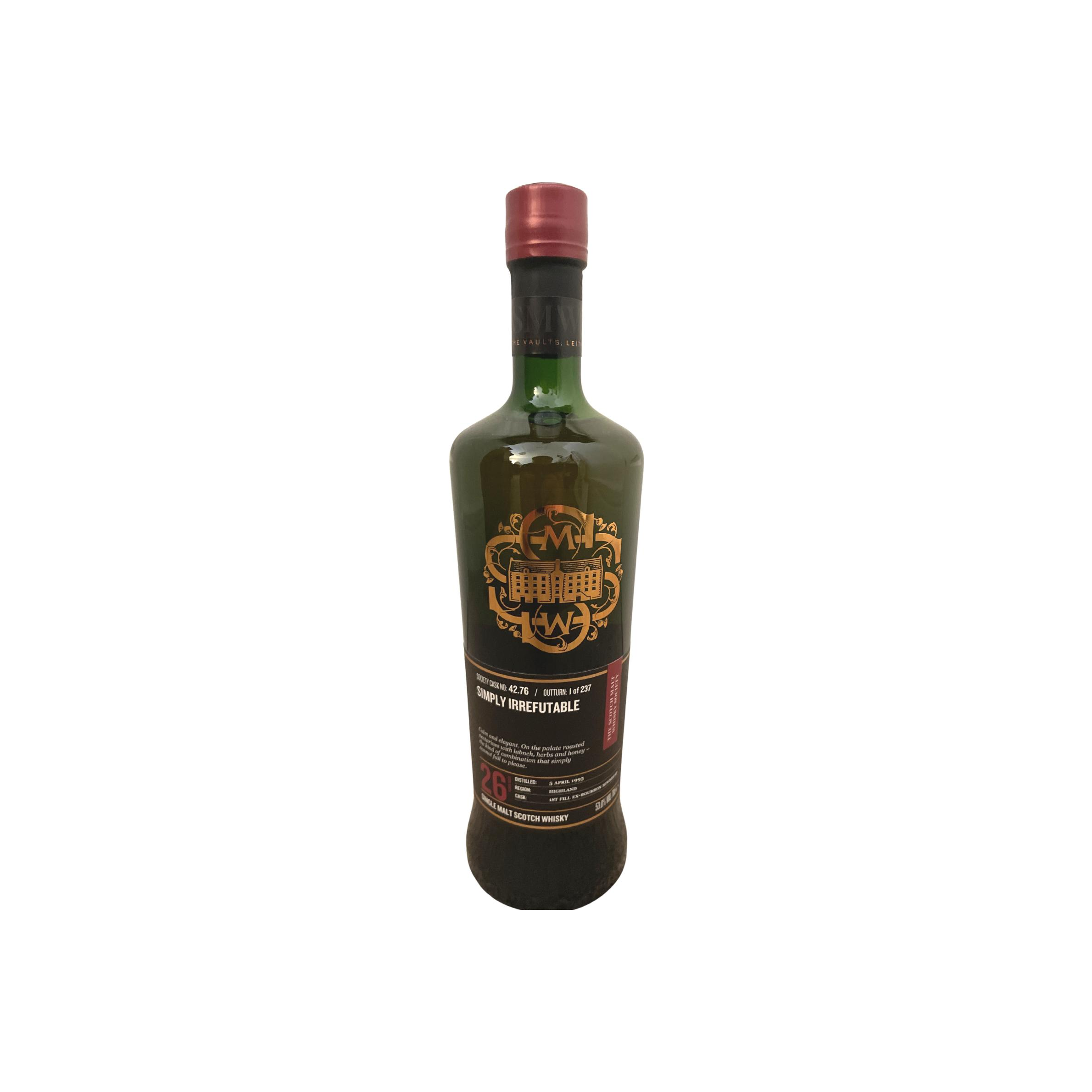 The Scotch Malt Whisky Society 1995 26 Years Single Malt Whisky