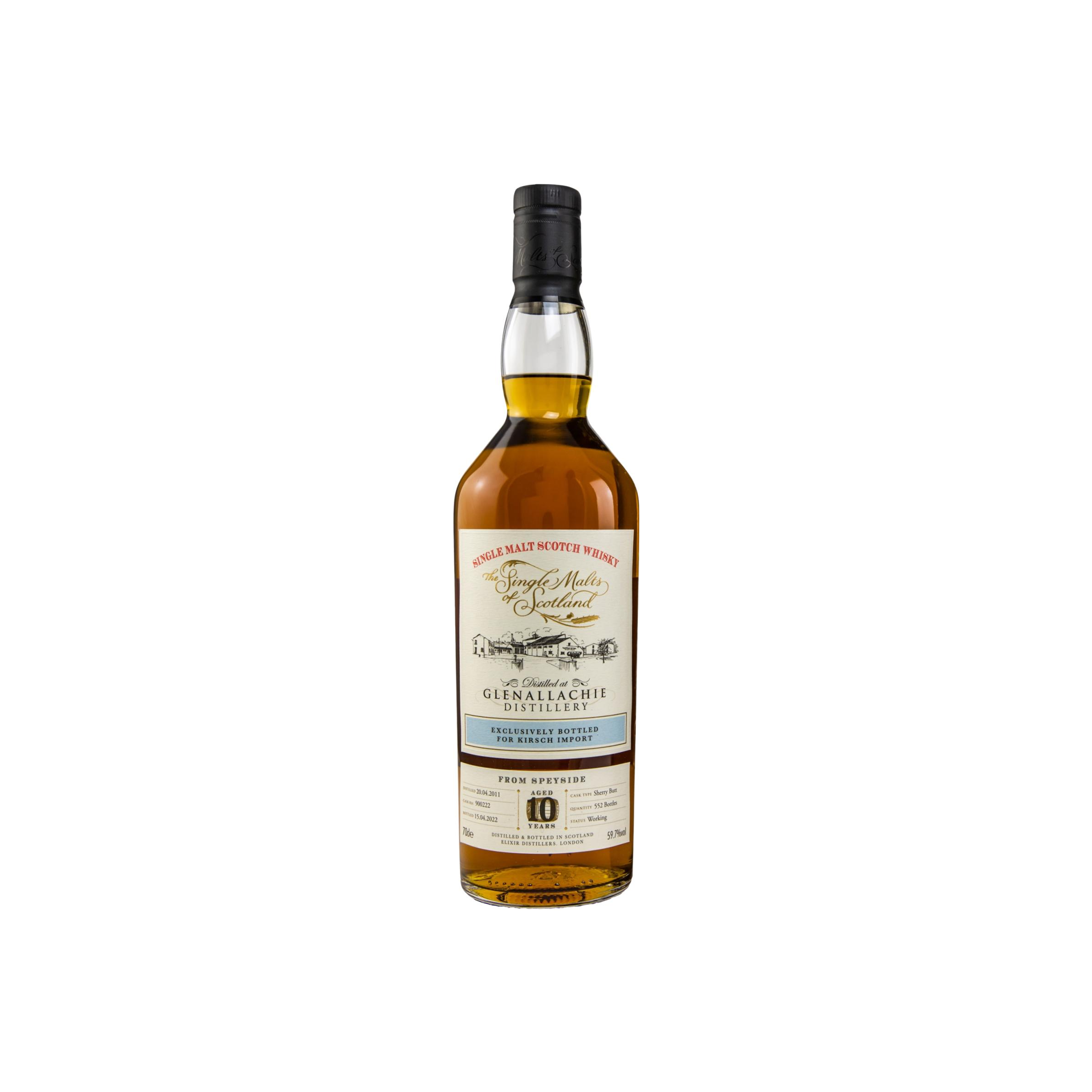 The GlenAllachie The Single Malts of Scotland 2011 10 Years Single Malt Whisky