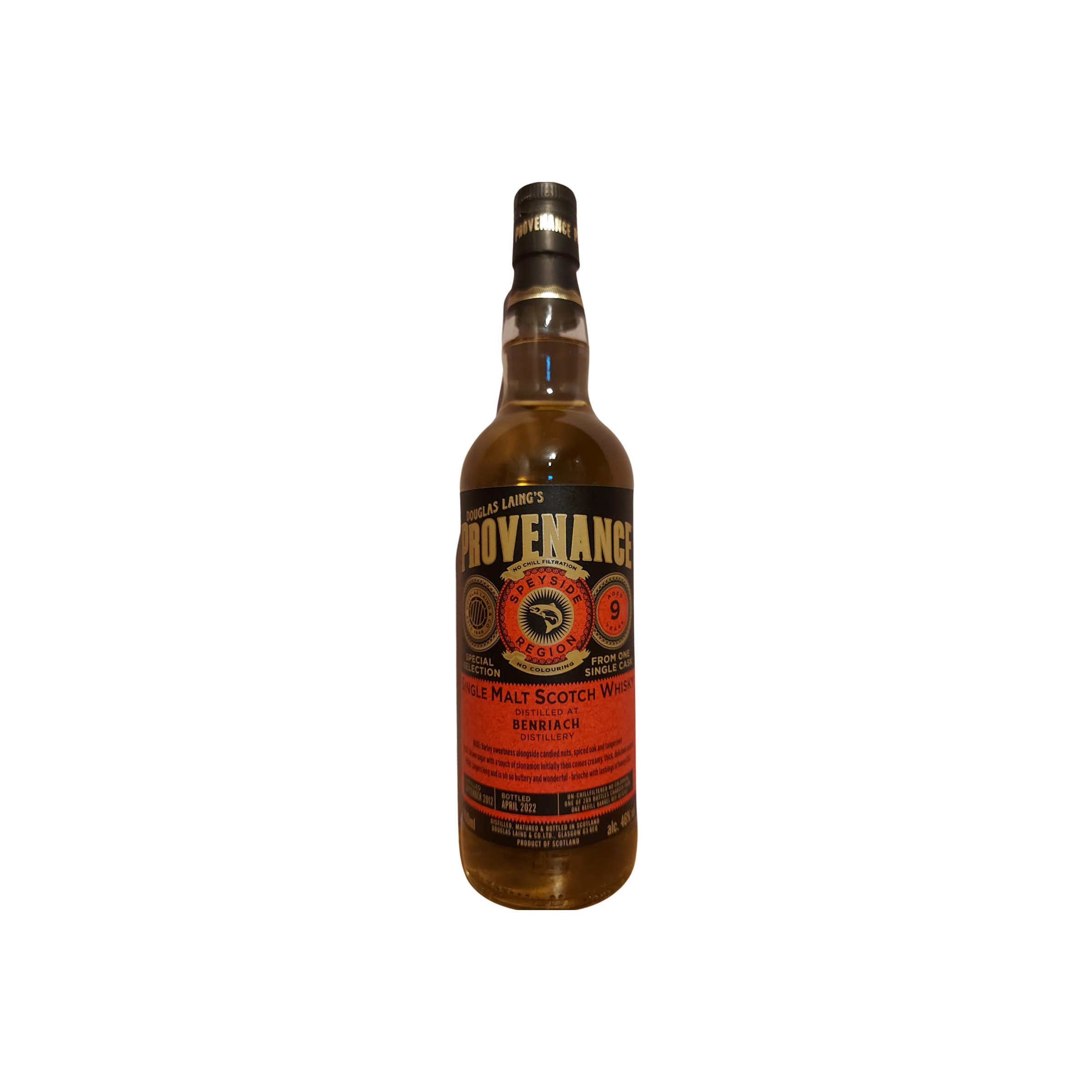 BenRiach 2012 9 Years Single Malt Whisky
