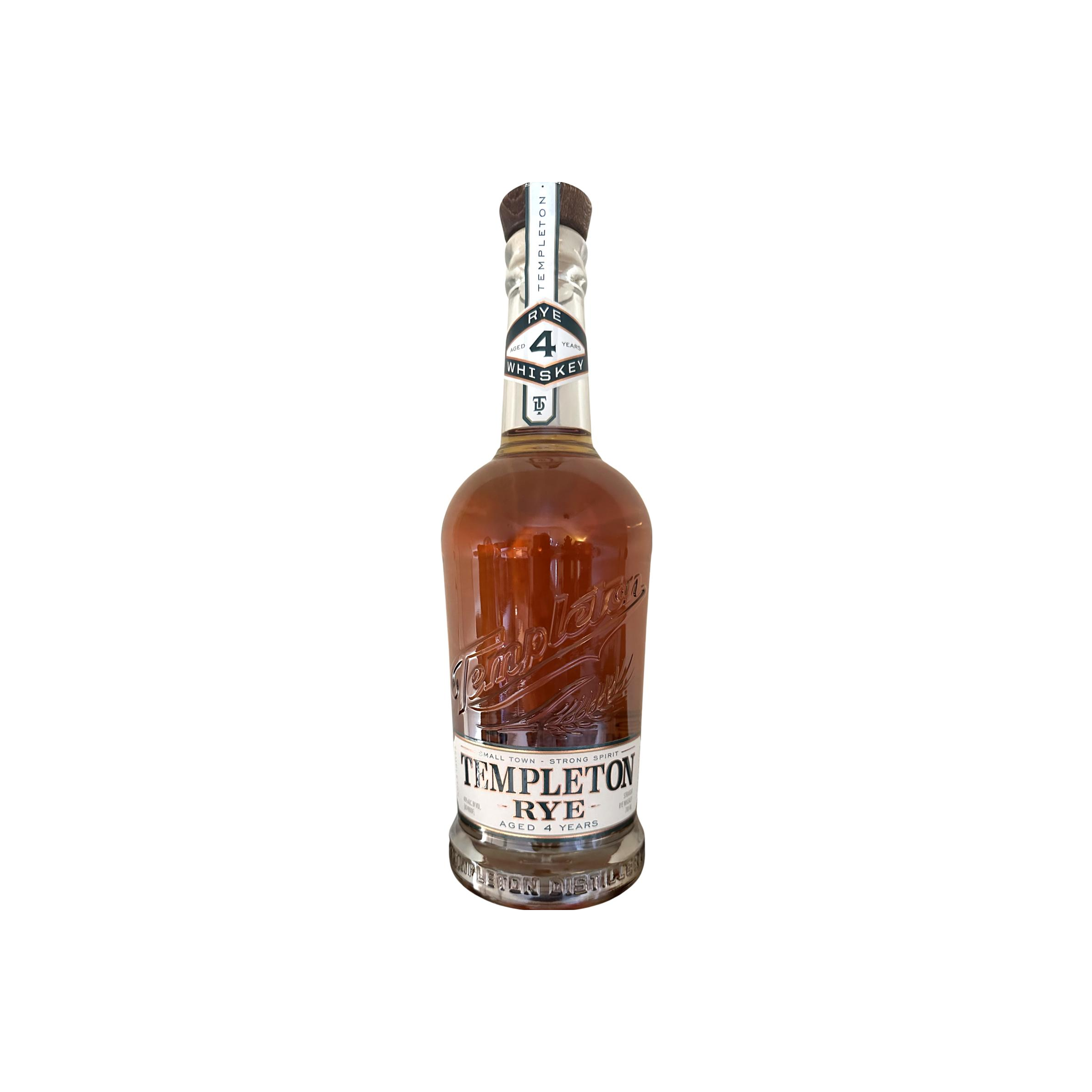 Templeton 4 Years Rye Whisky