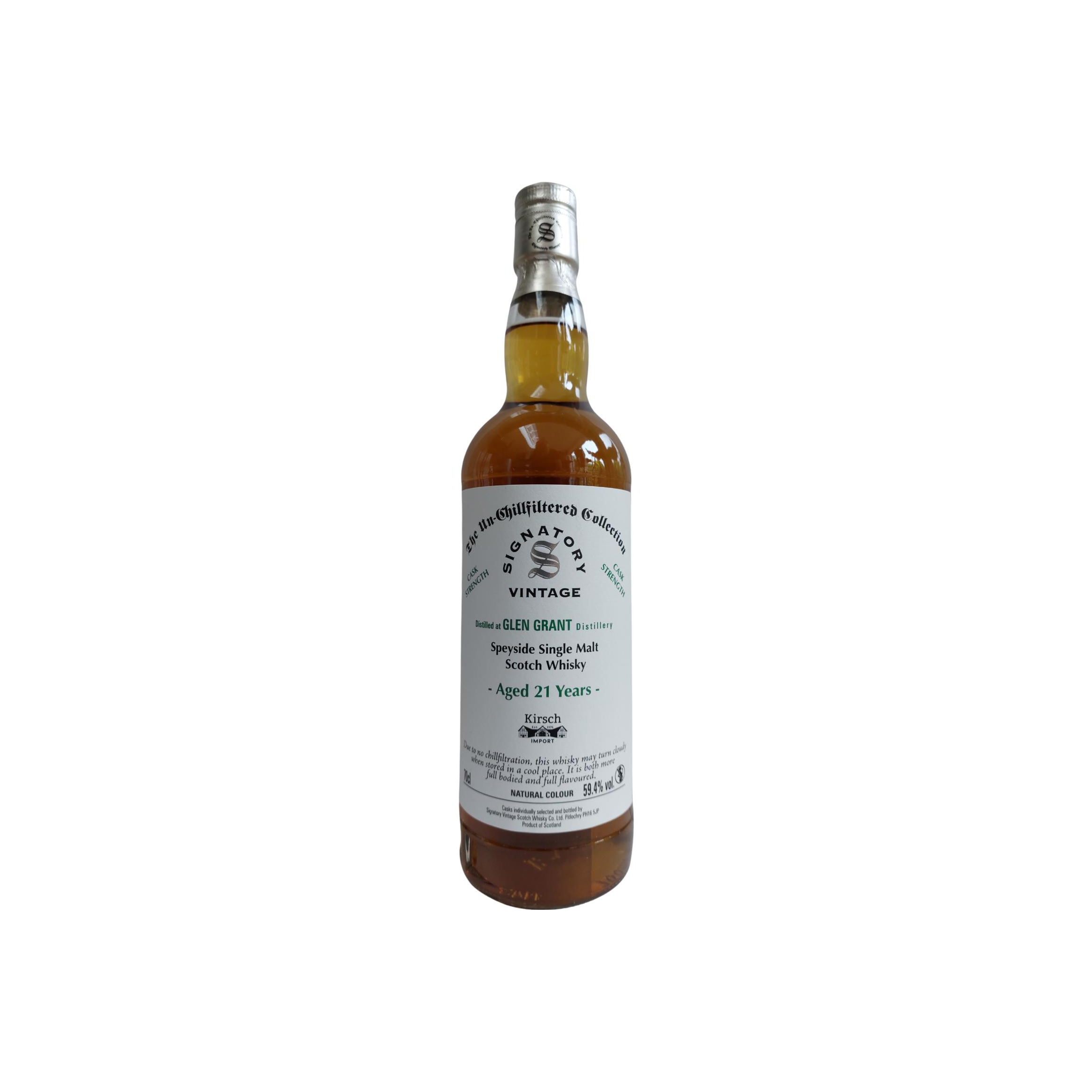 Glen Grant The Un-Chillfiltered Collection 1997 21 Years Single Malt Whisky