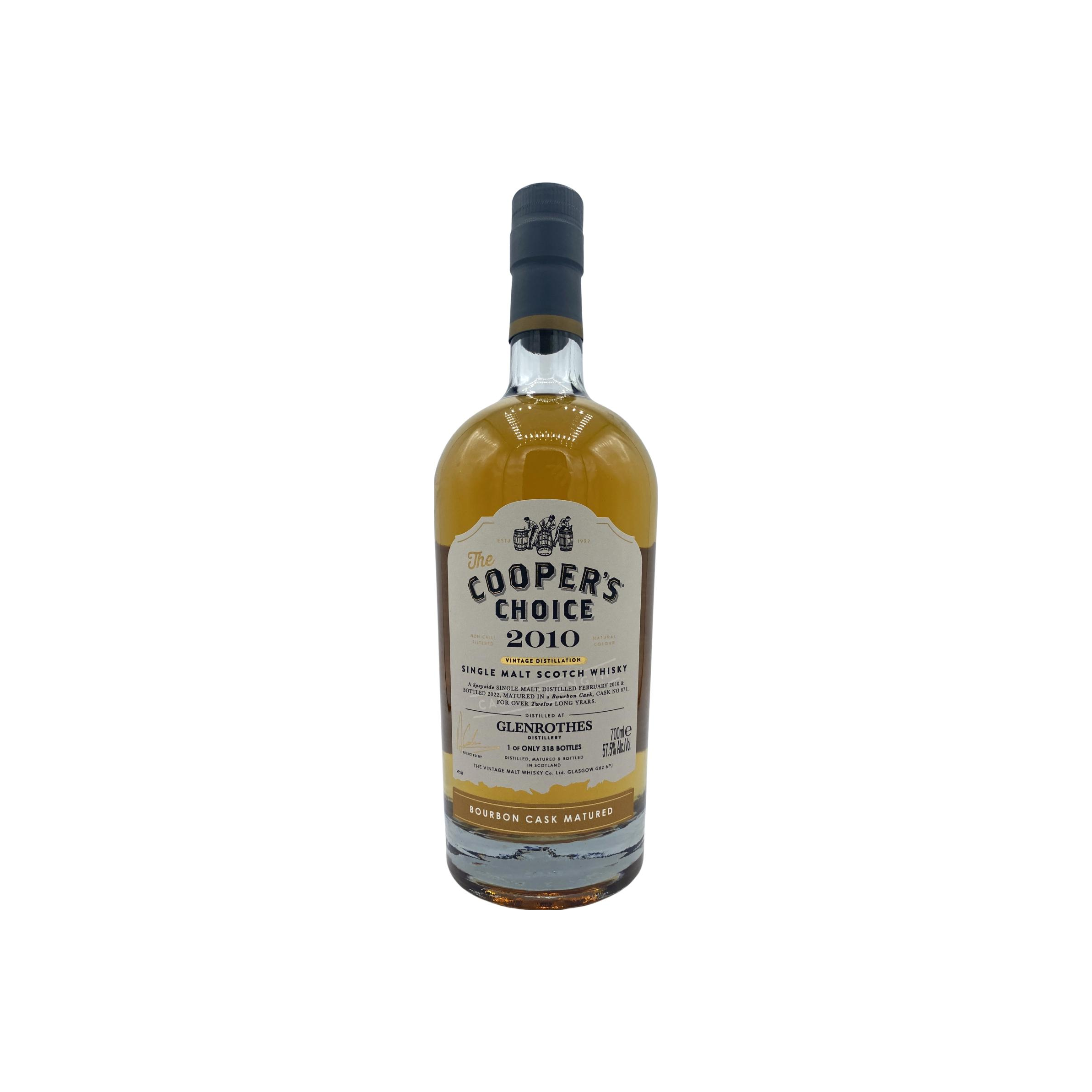 The Glenrothes The Cooper's Choice 2010 12 Years Single Malt Whisky