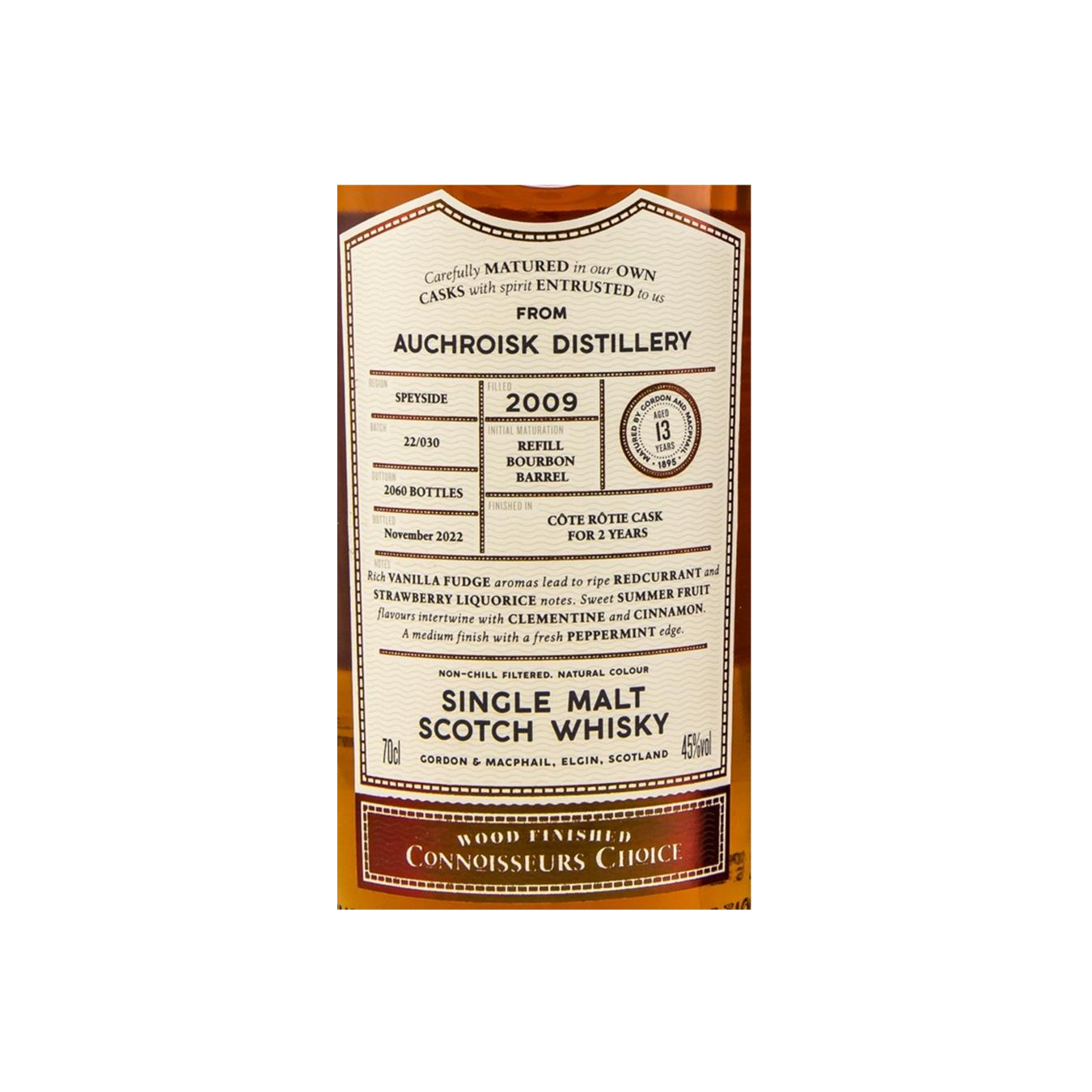 Auchroisk 2009 13 Years Single Malt Whisky 3