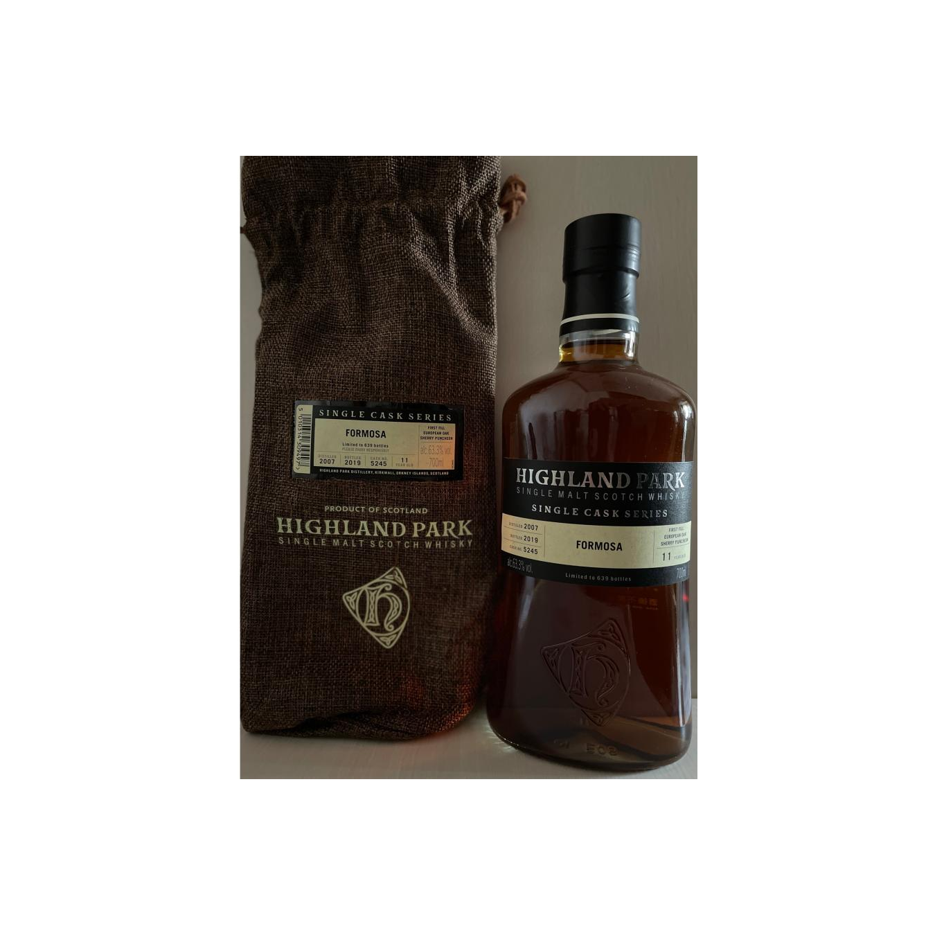 Highland Park Single Cask 2007 11 Years Single Malt Whisky 2