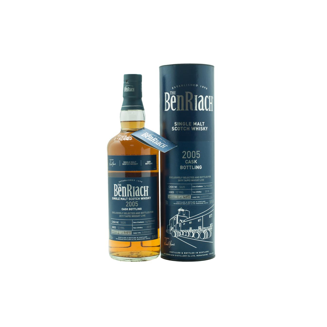 BenRiach 2005 12 Years Single Malt Whisky