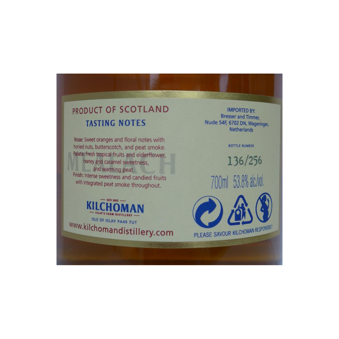 Kilchoman 2013 8 Years Single Malt Whisky 3
