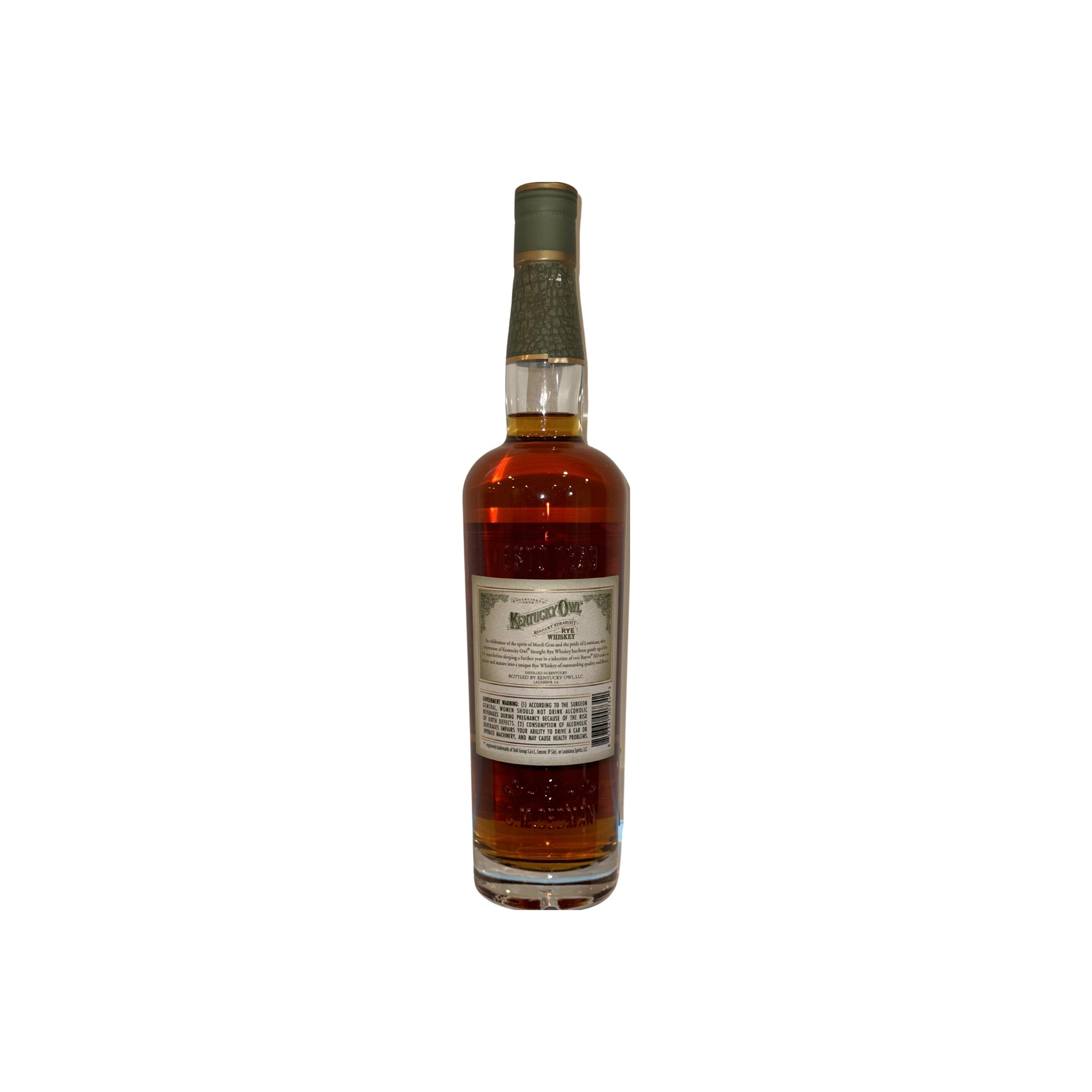 Kentucky Owl 11 Years Rye Whisky 2