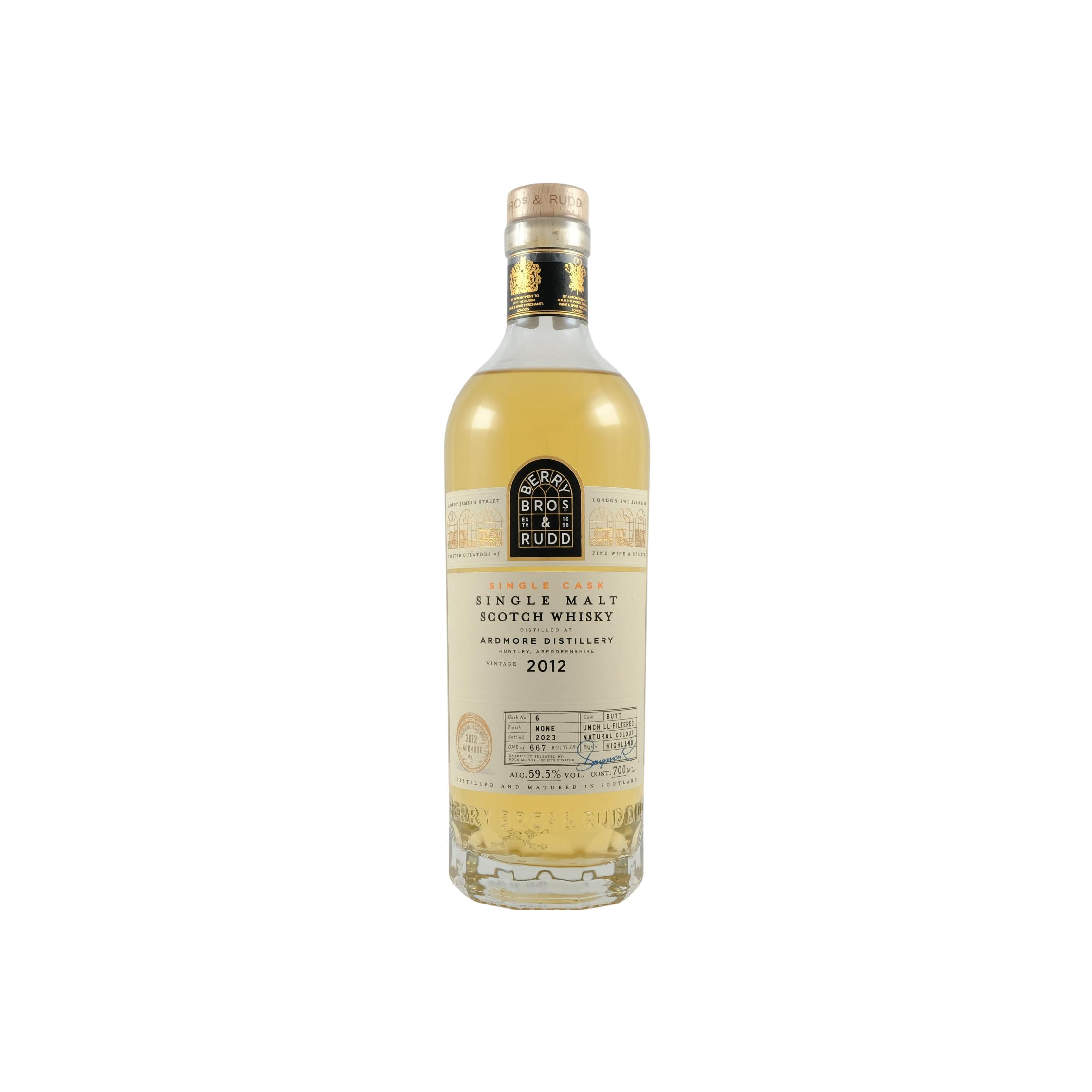 Ardmore Single Cask 2012 11 Years Single Malt Whisky