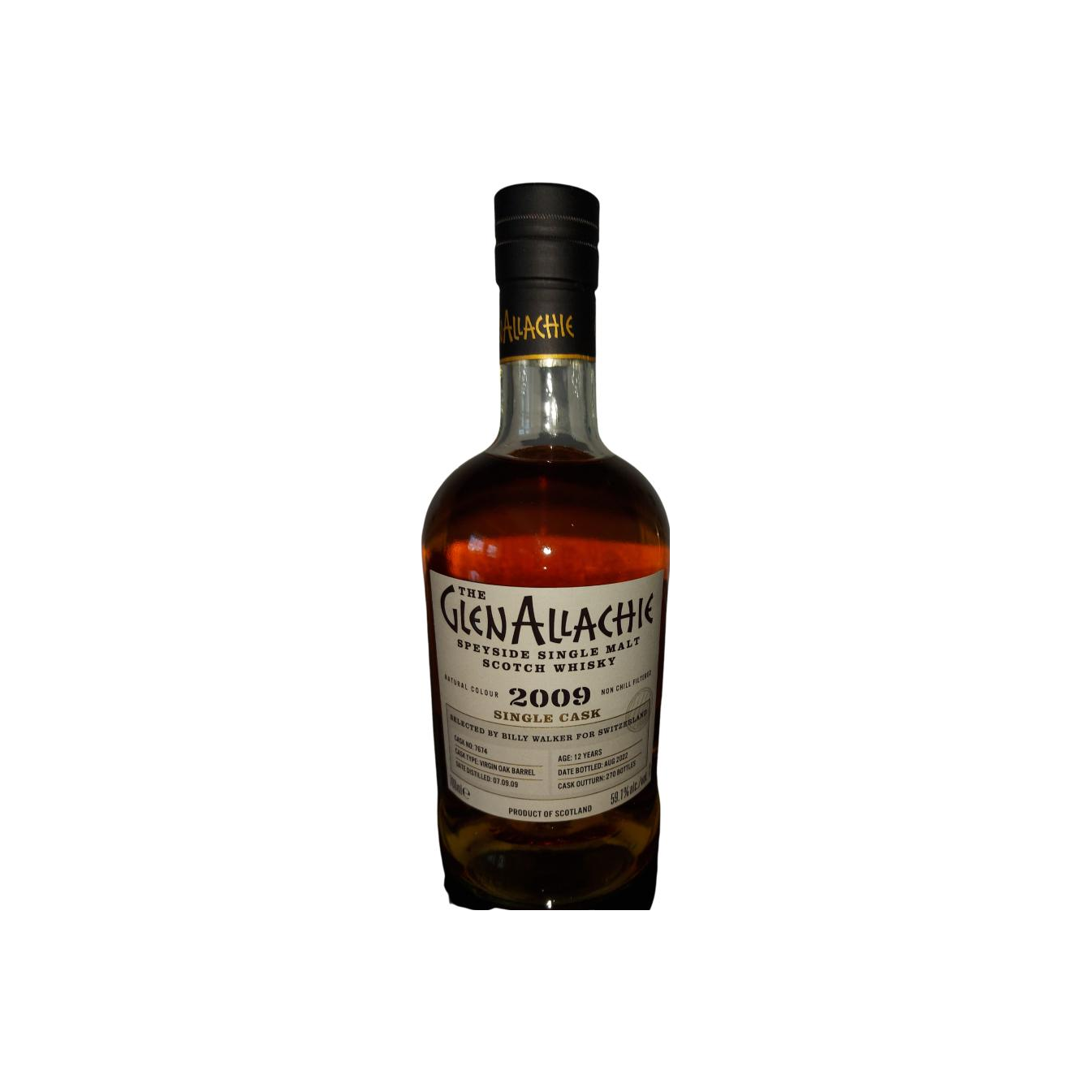 The GlenAllachie Single Cask 2009 12 Years Single Malt Whisky