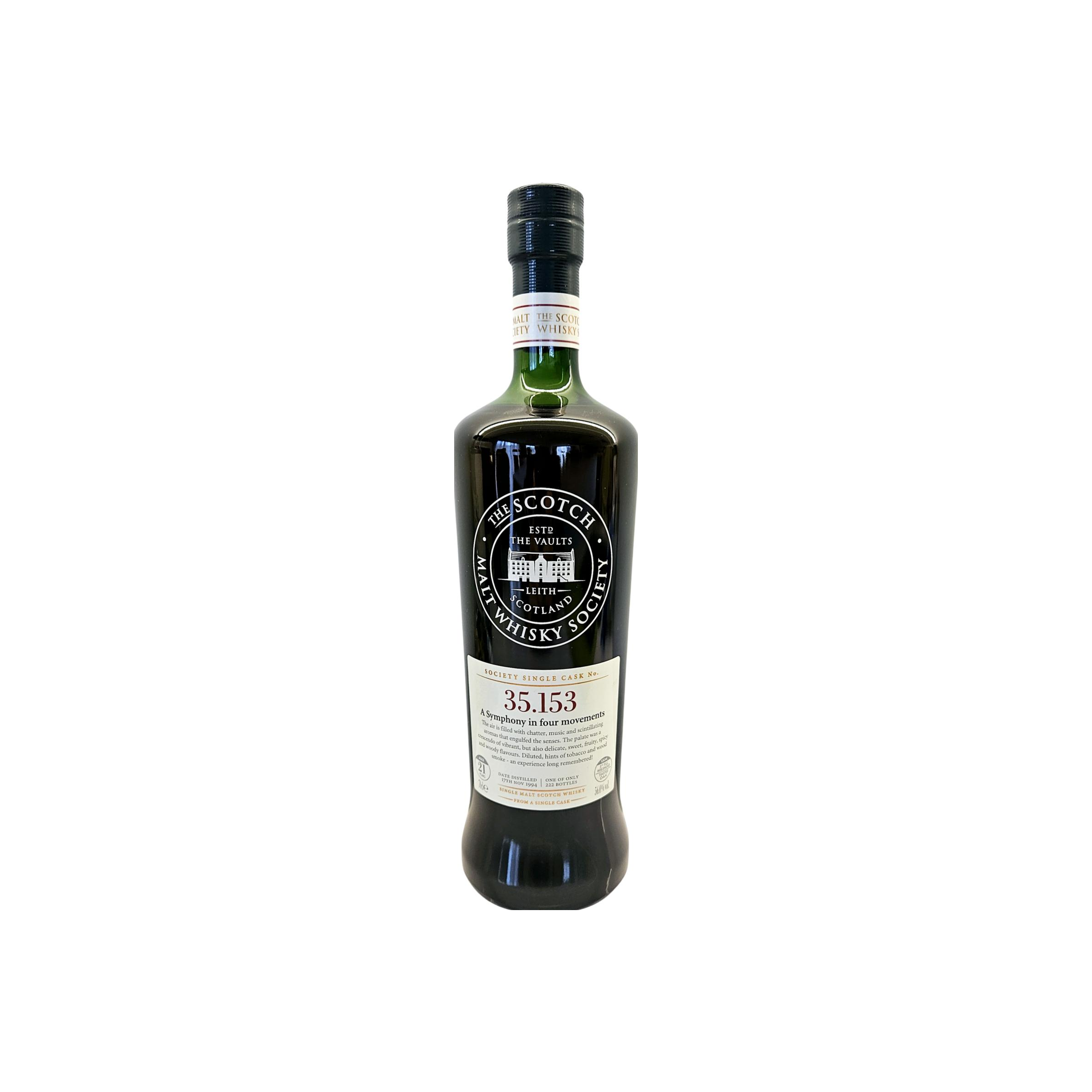 The Scotch Malt Whisky Society 1994 21 Years Single Malt Whisky