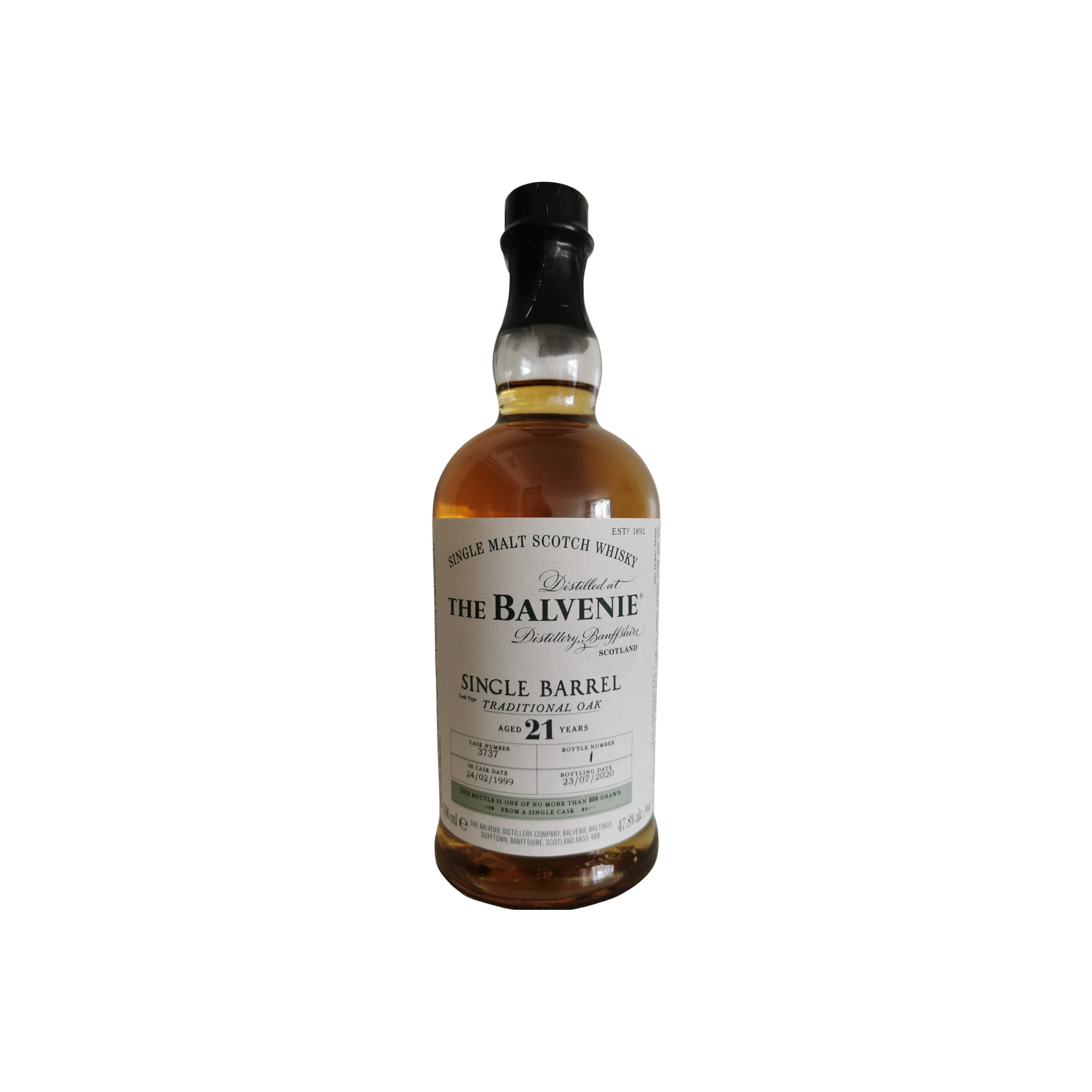 The Balvenie 1999 21 Years Single Malt Whisky