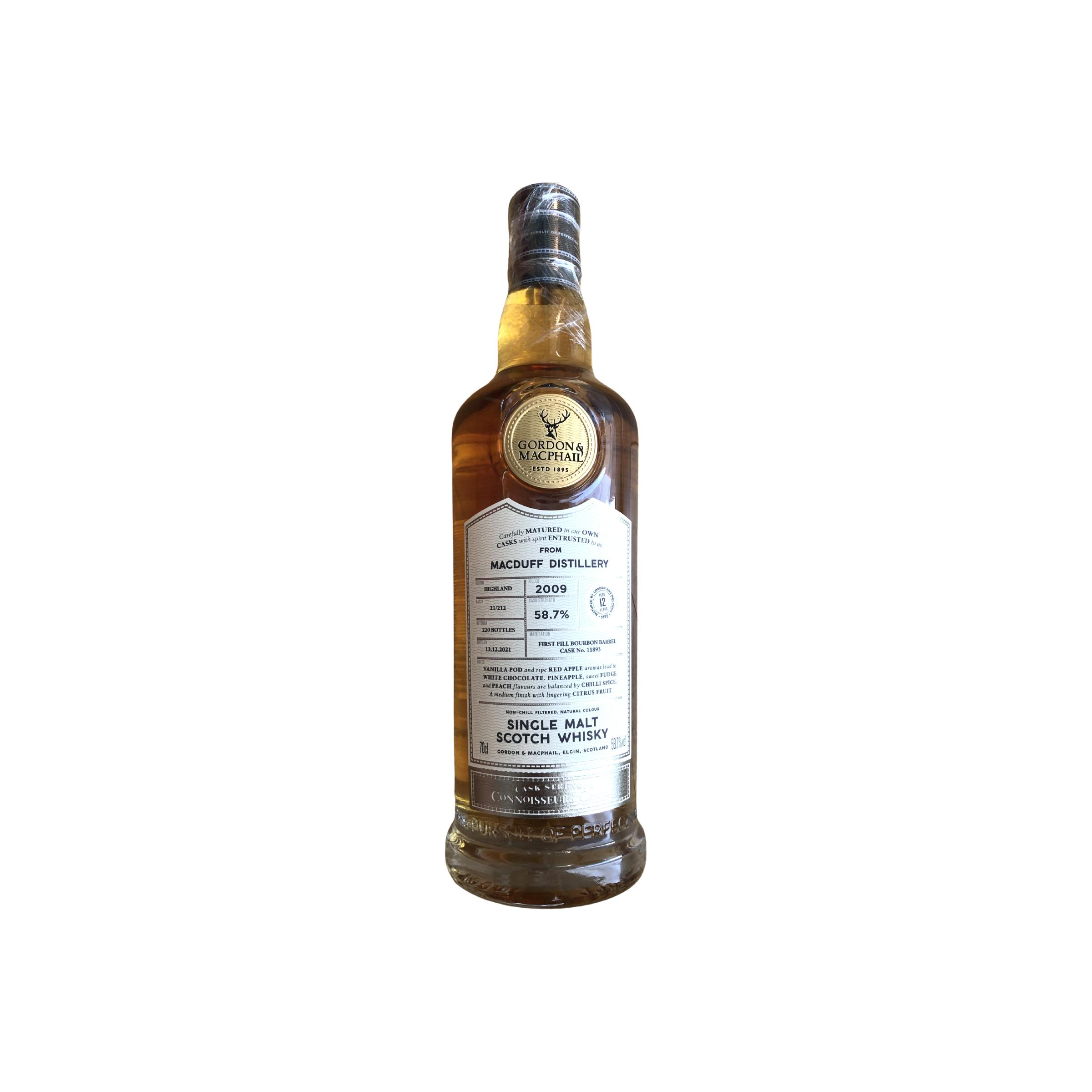 Macduff Connoisseurs Choice - Cask Strength 2009 12 Years Single Malt Whisky