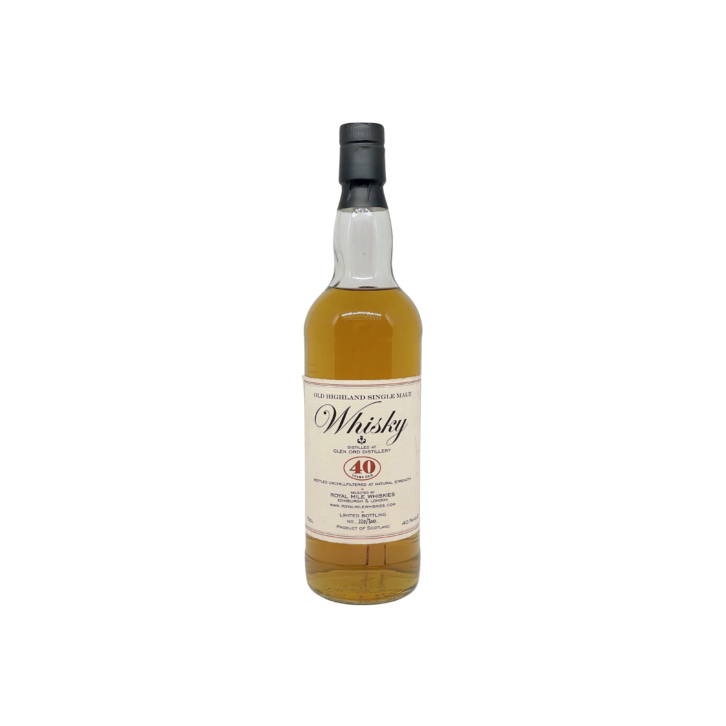 Glen Ord 1965 40 Years Single Malt Whisky